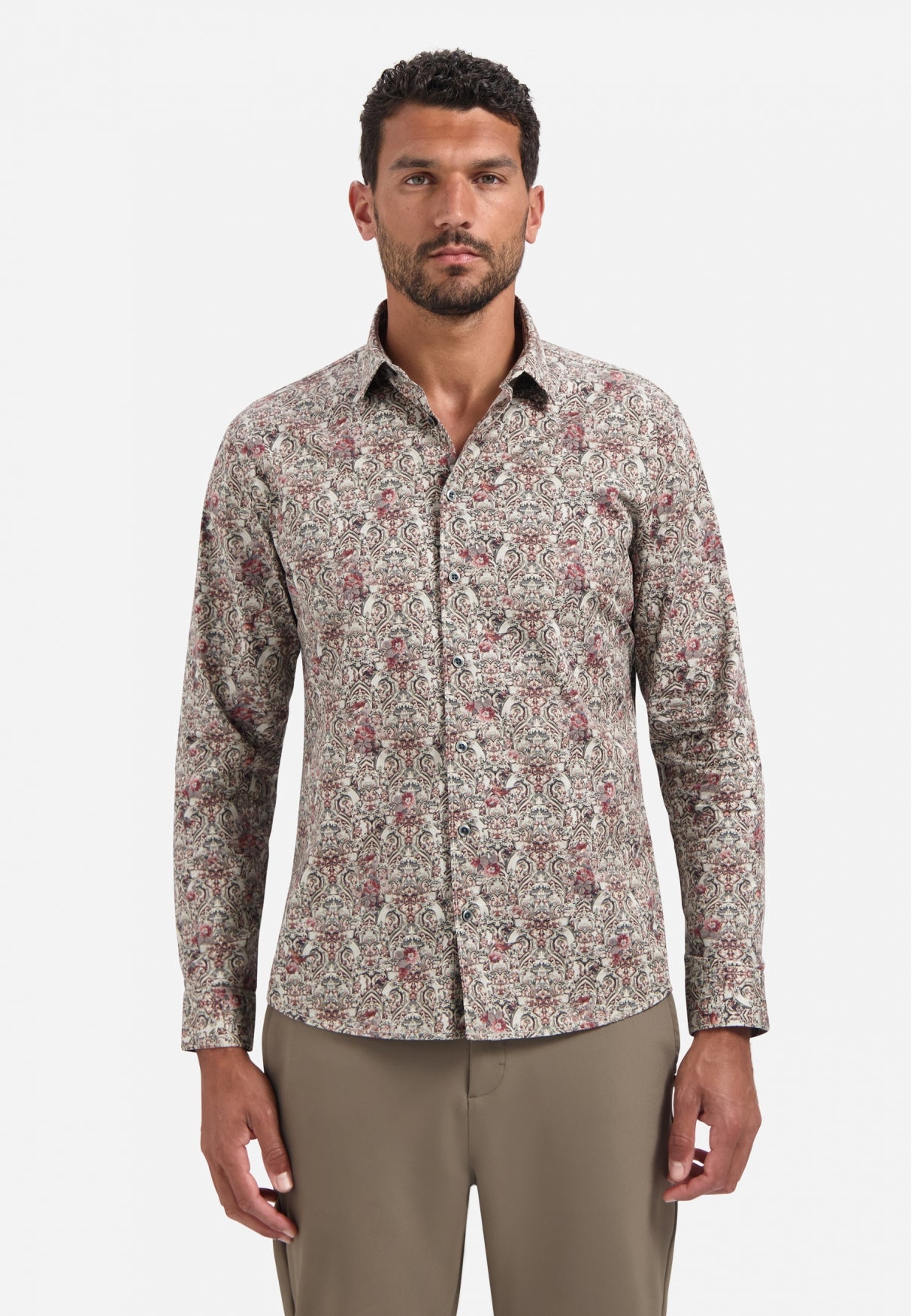 Chemise imprimée | Dark Grey