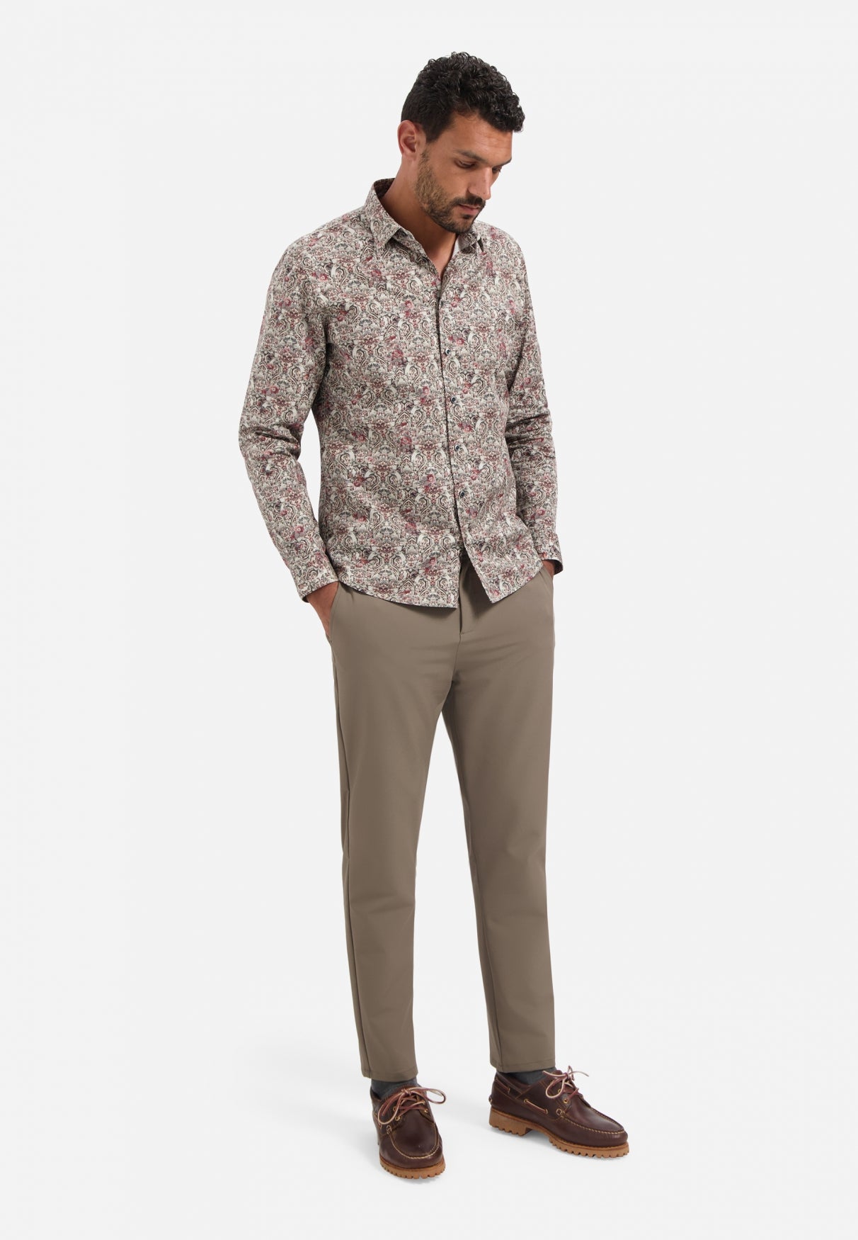 Chemise imprimée | Dark Grey