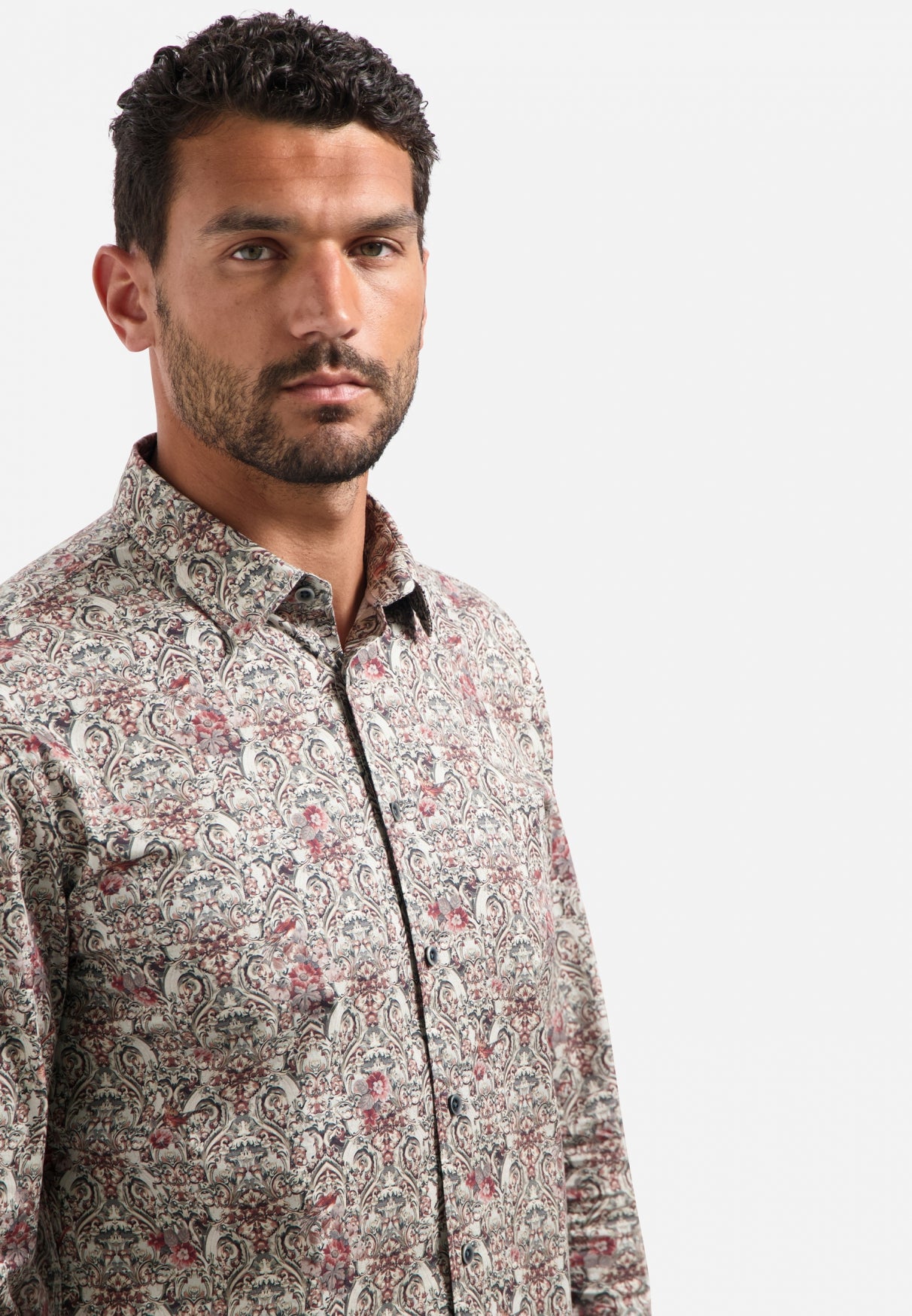 Chemise imprimée | Dark Grey