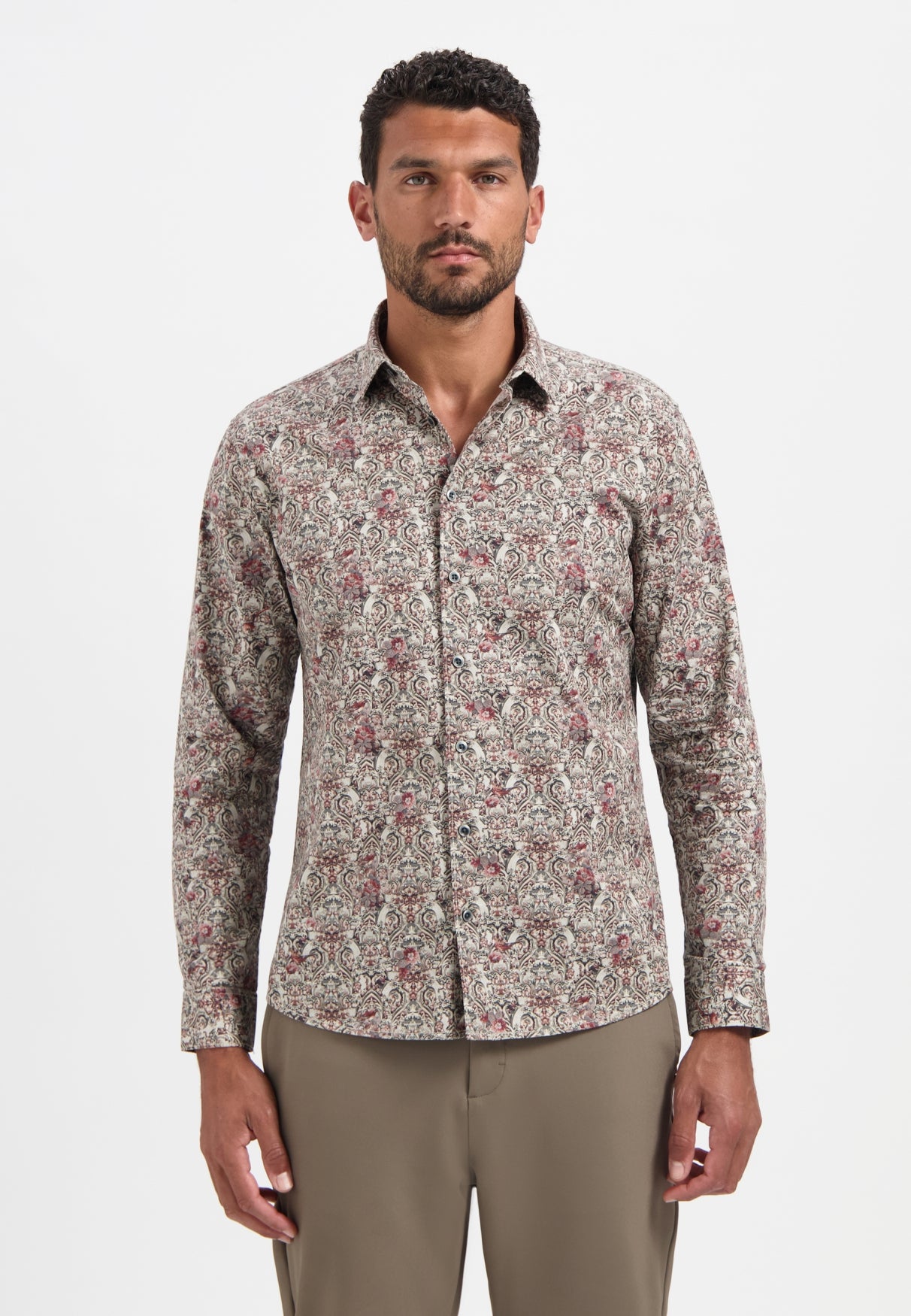 Chemise imprimée | Dark Grey