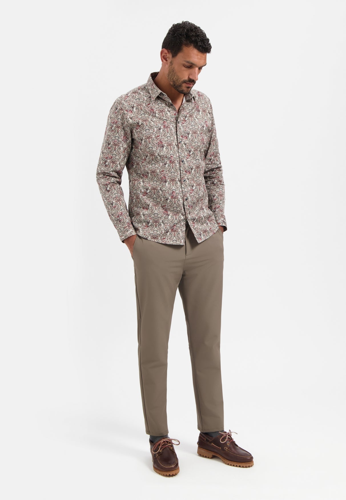 Chemise imprimée | Dark Grey