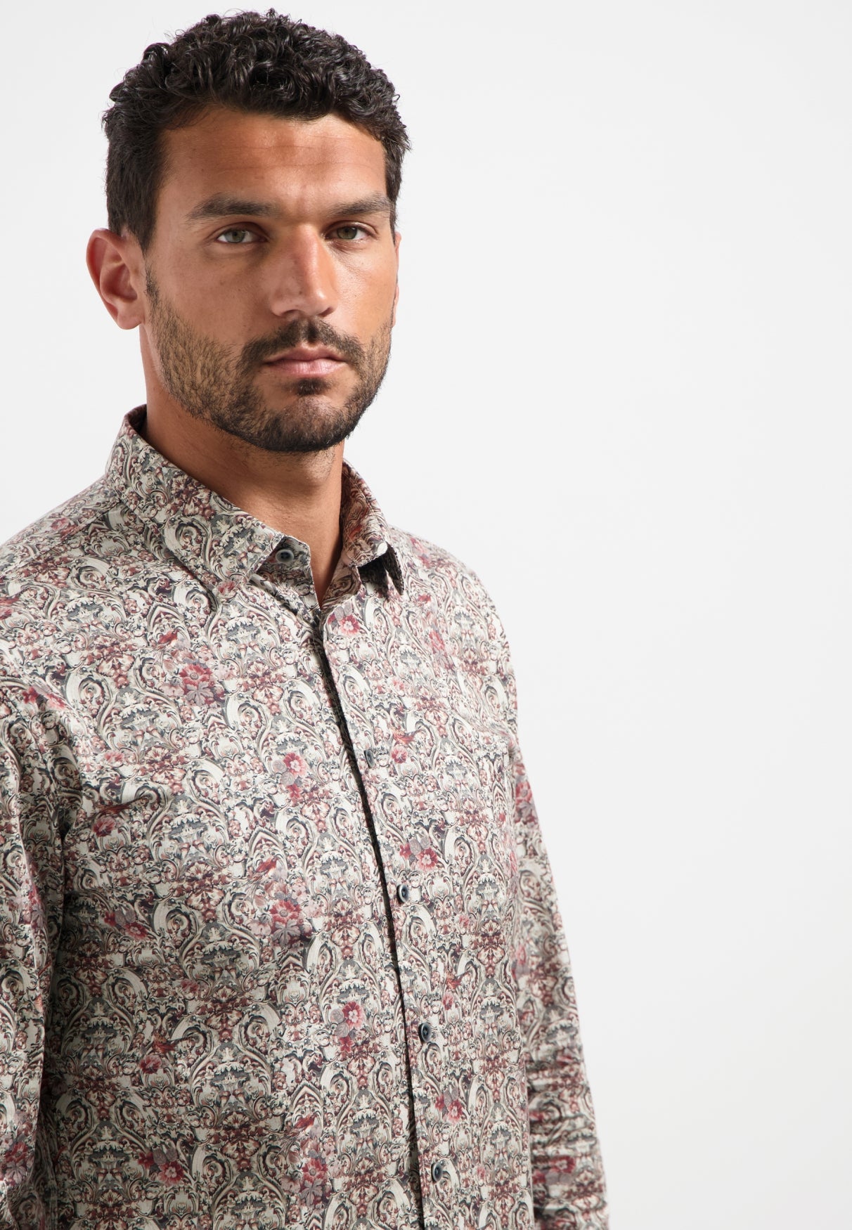 Chemise imprimée | Dark Grey