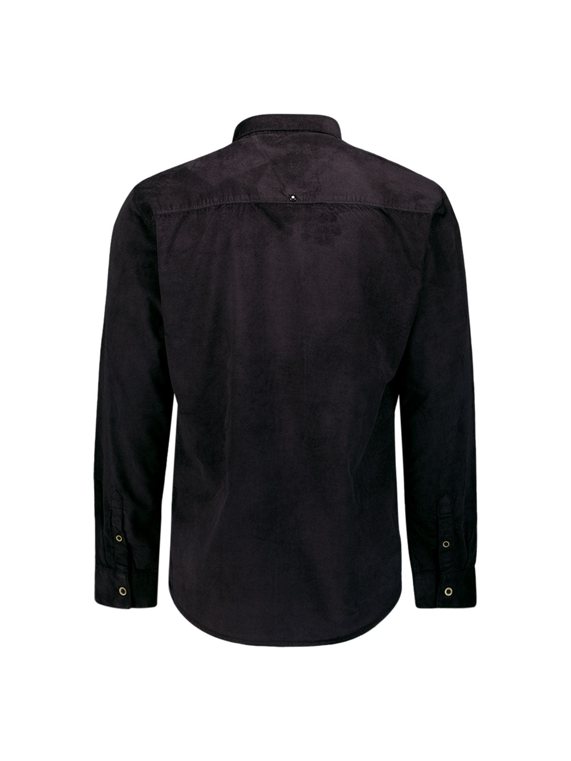Chemise en velours côtelé | Black