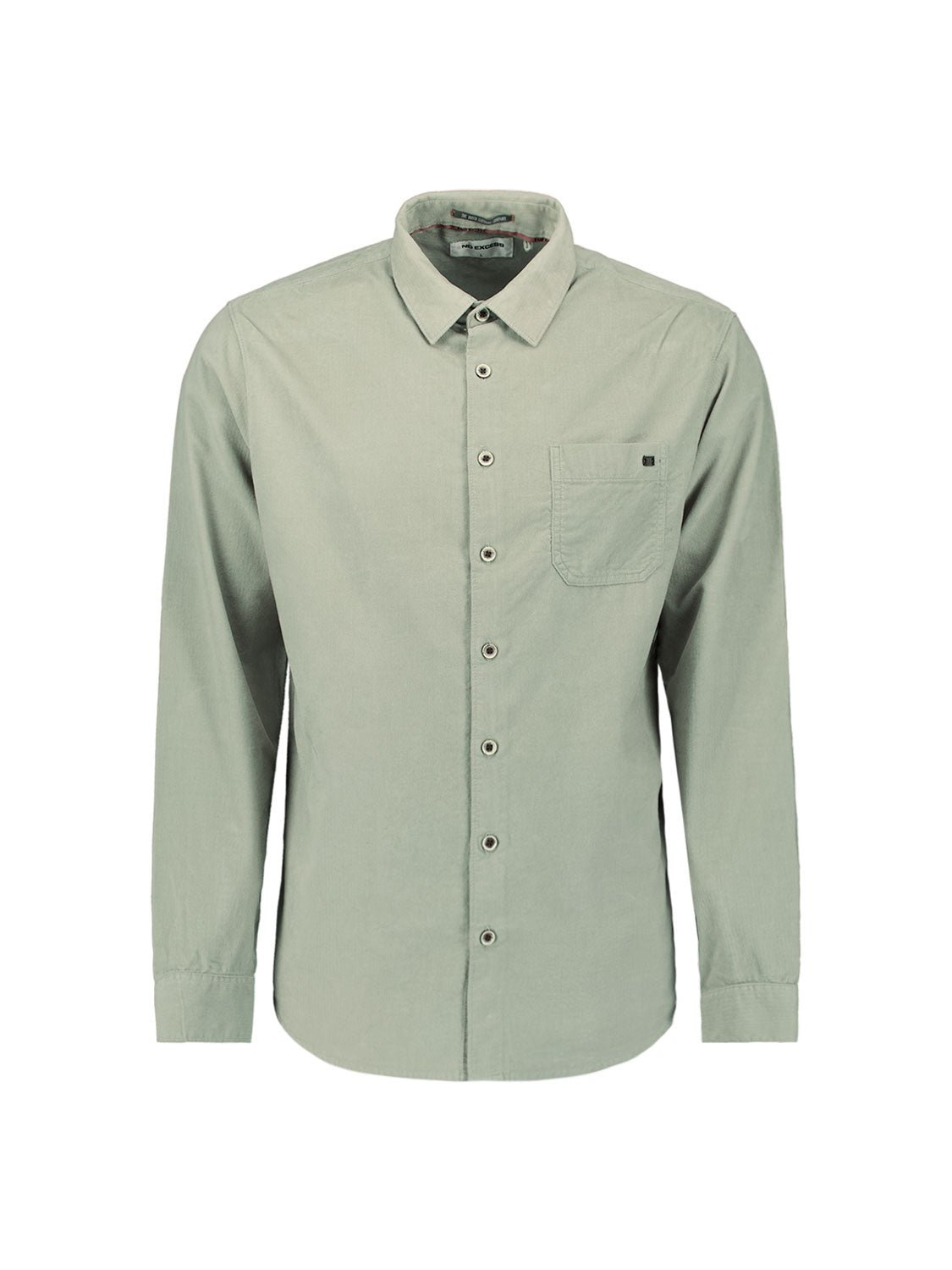 Chemise en velours côtelé | Light Moss