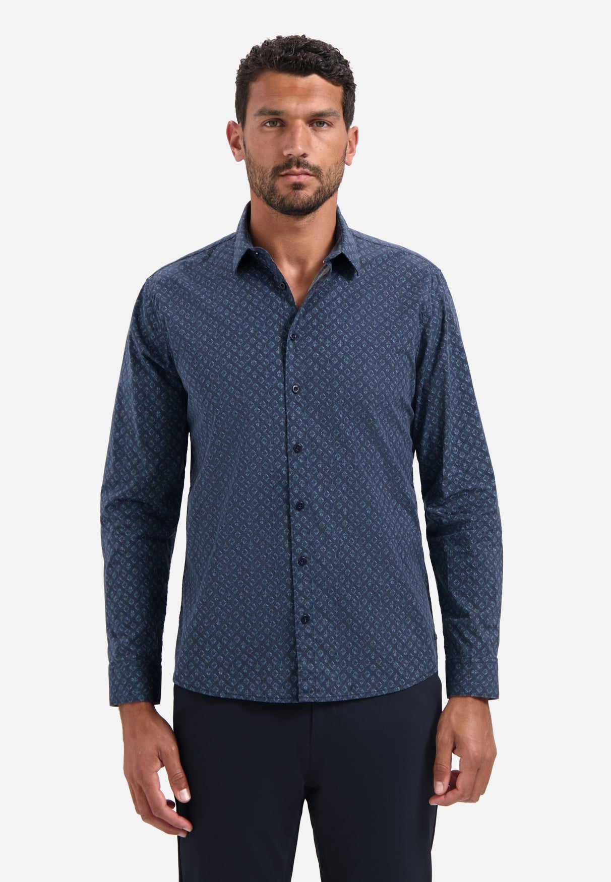 Chemise stretch imprimée | Night