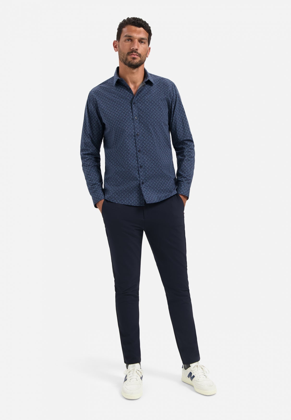 Chemise stretch imprimée | Night