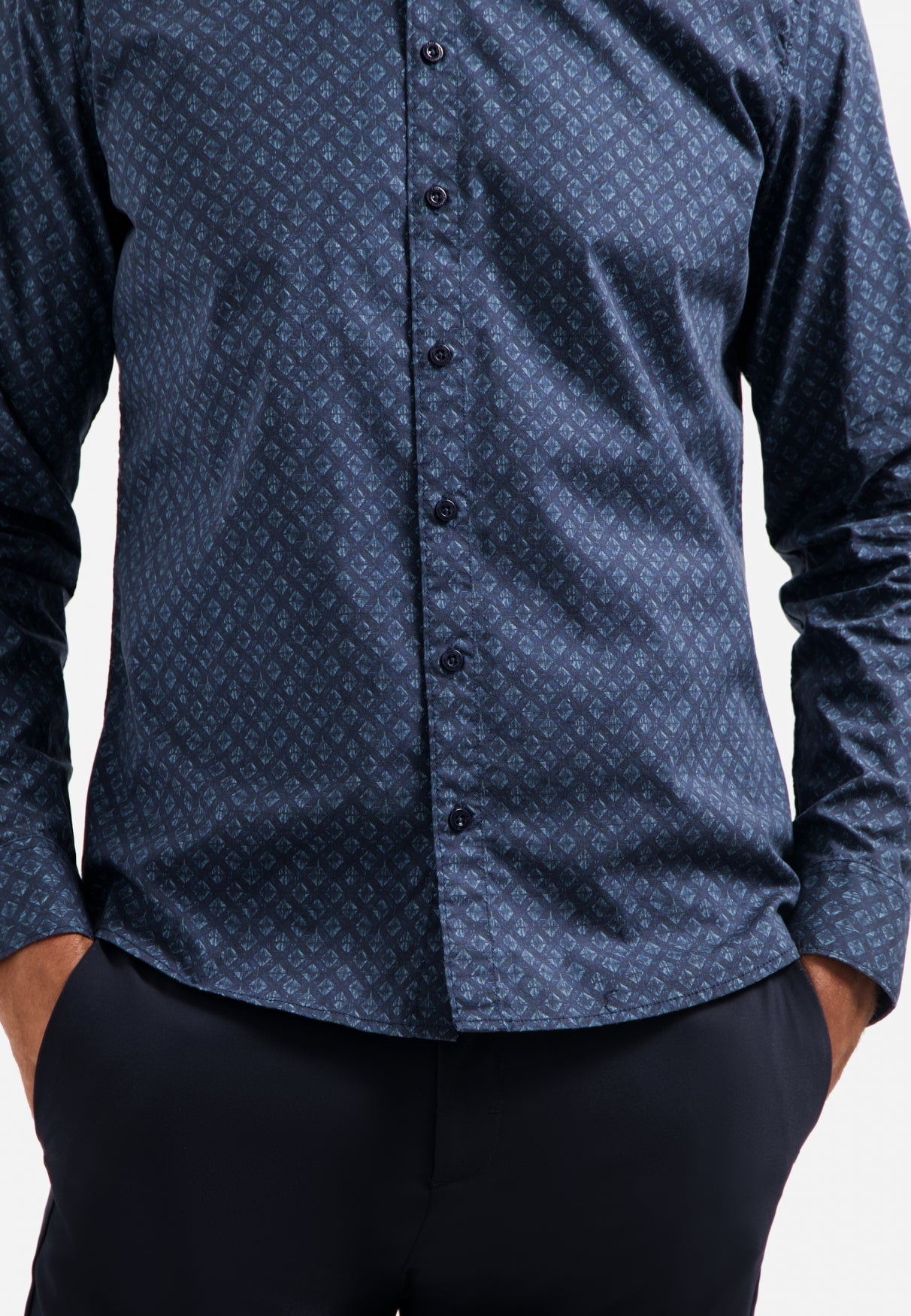 Chemise stretch imprimée | Night