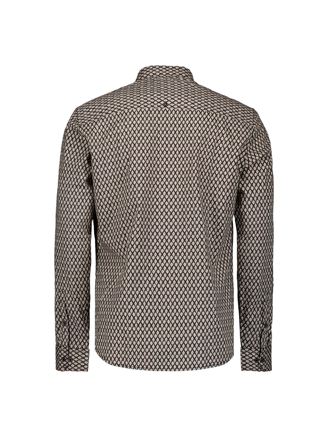 Chemise stretch imprimée | Black