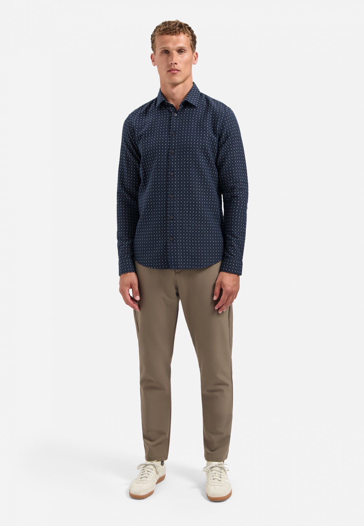 Chemise jacquard tissée | Night