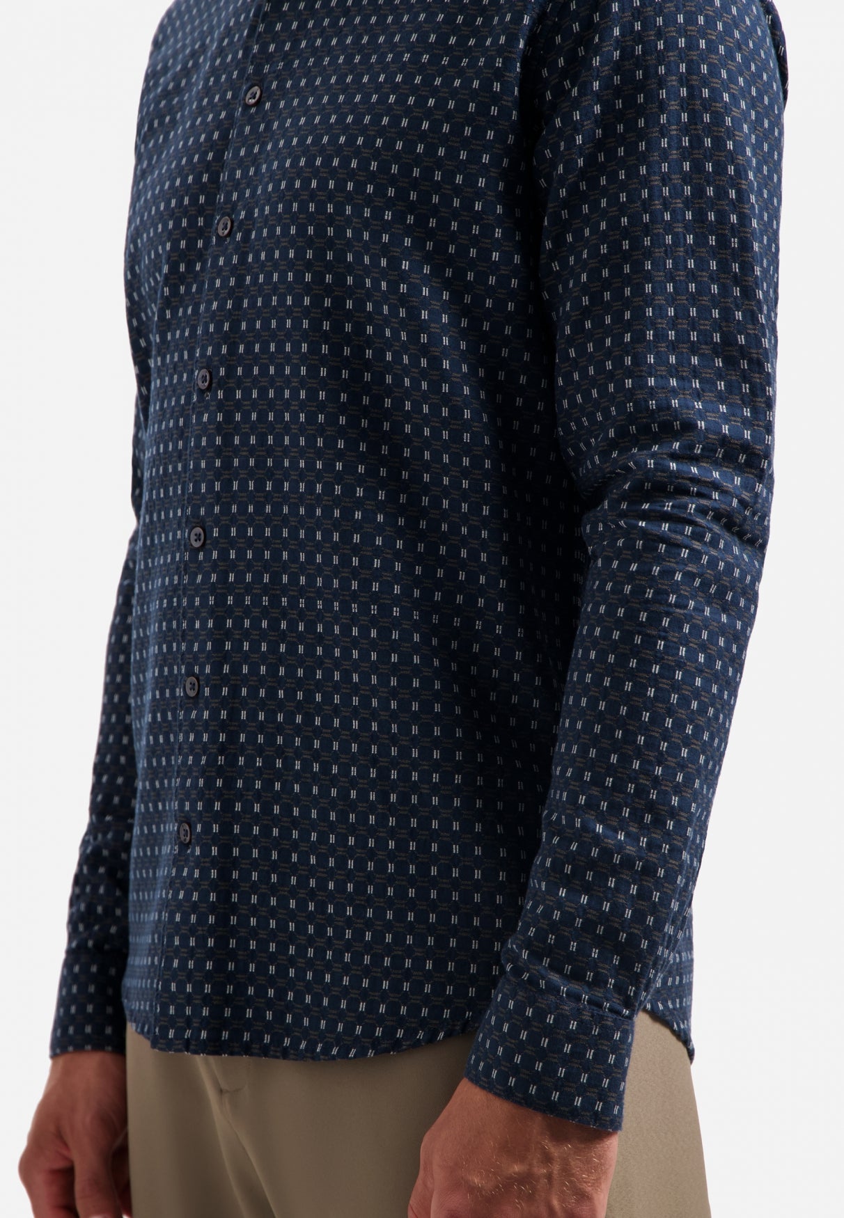 Chemise jacquard tissée | Night