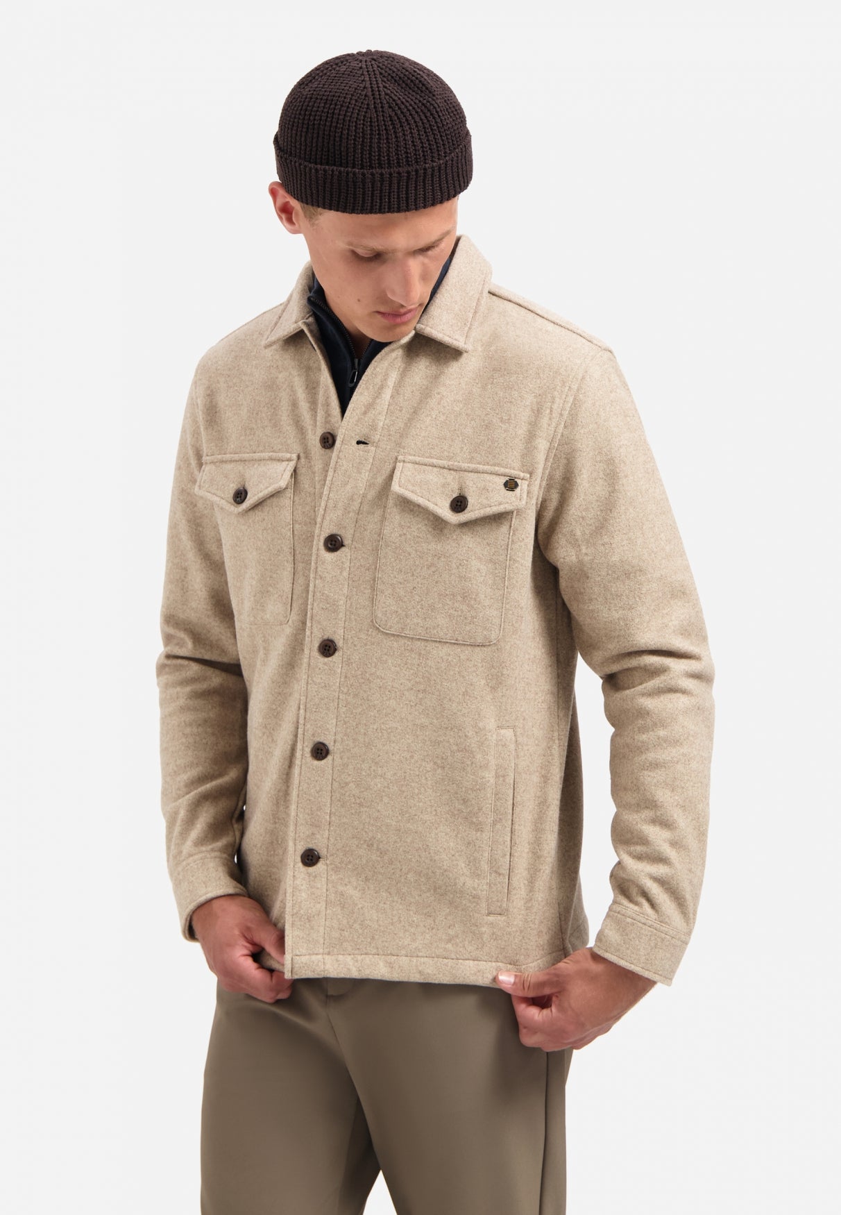 Surchemise chinée | Khaki