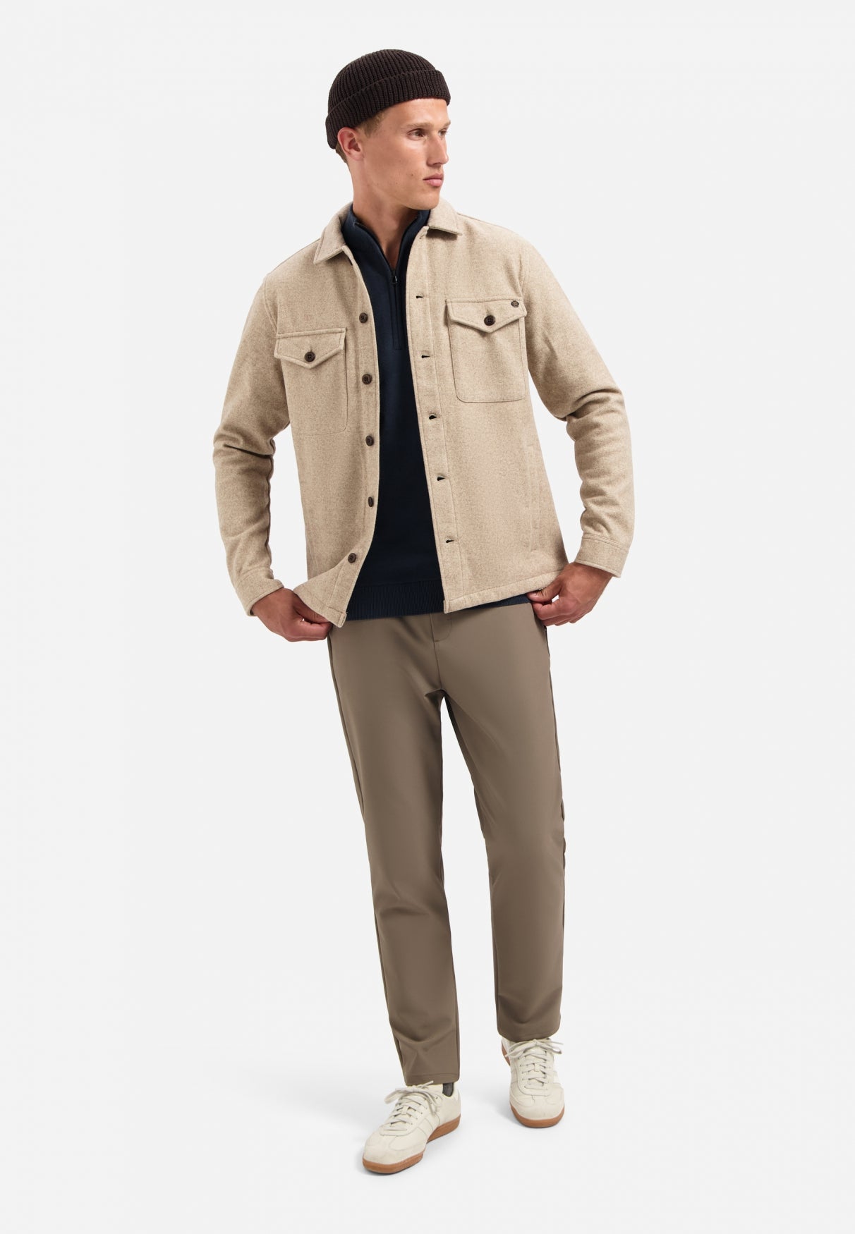 Surchemise chinée | Khaki