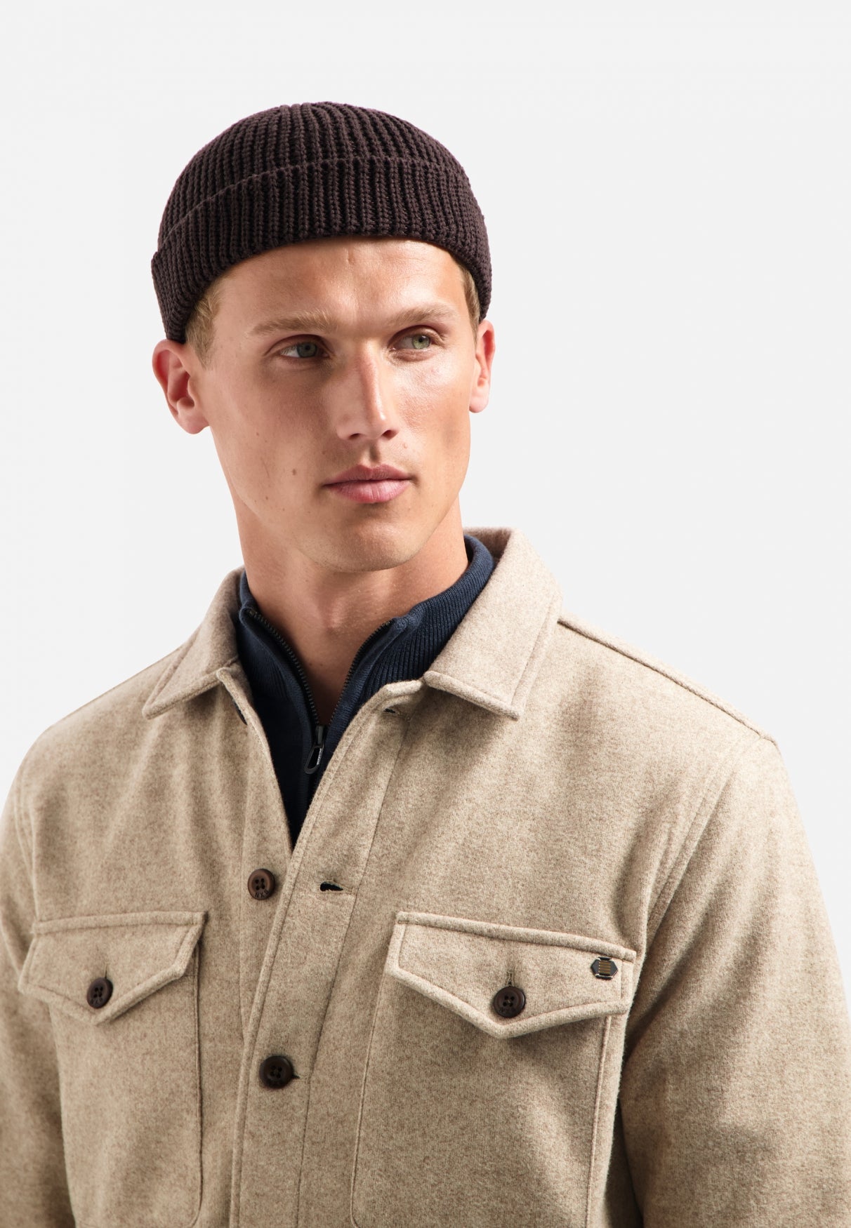 Surchemise chinée | Khaki