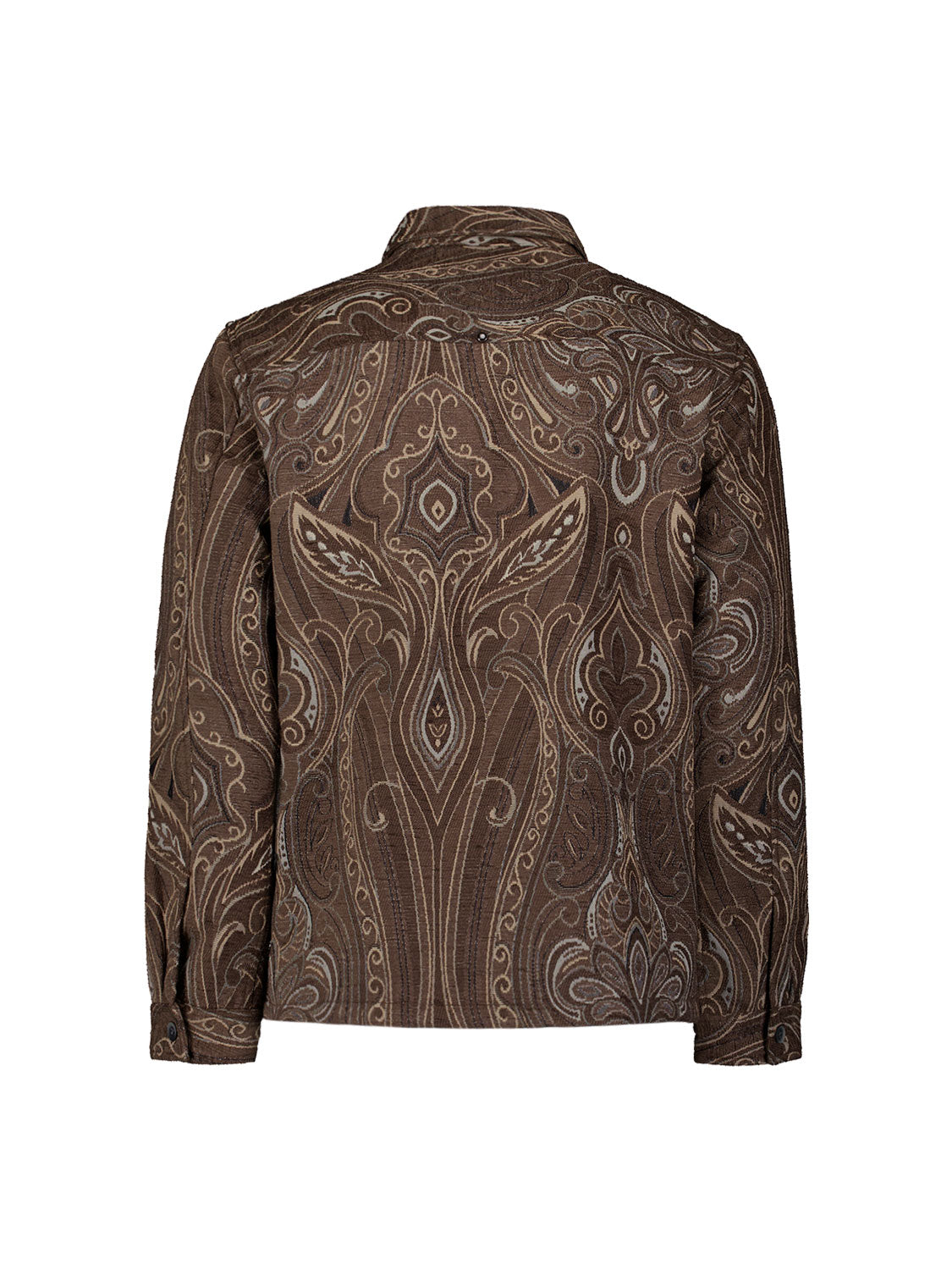 Surchemise jacquard à motifs | Brown