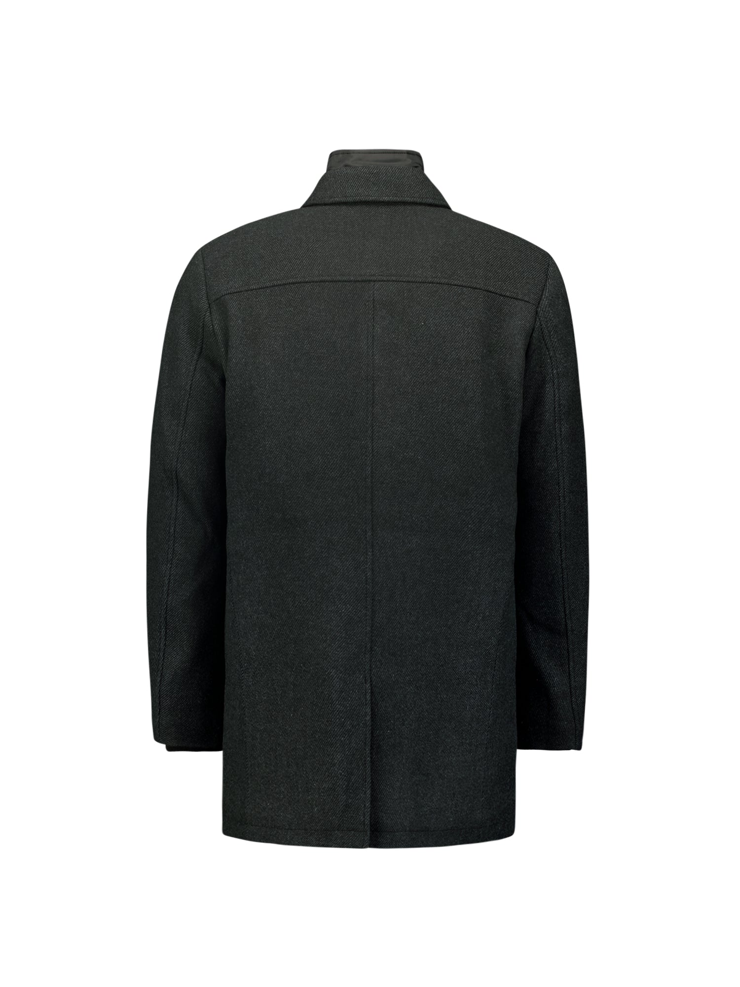 Manteau en laine à double fermeture | Antra Melange