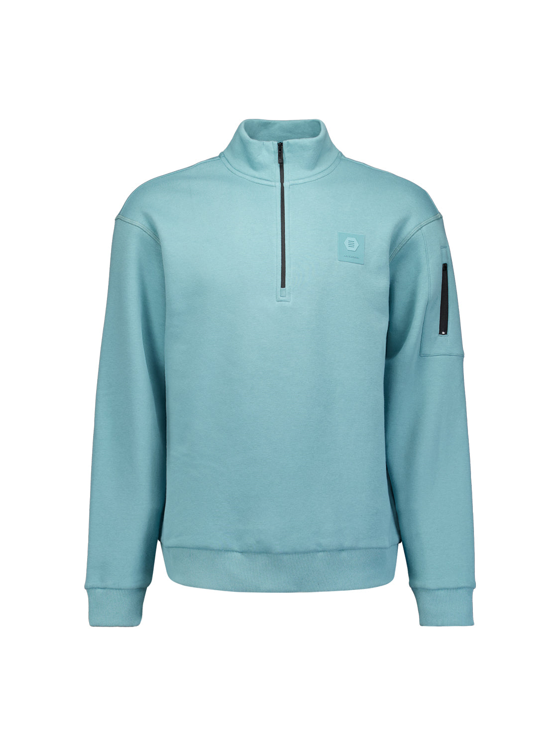 Sweater met halve rits | Seablue