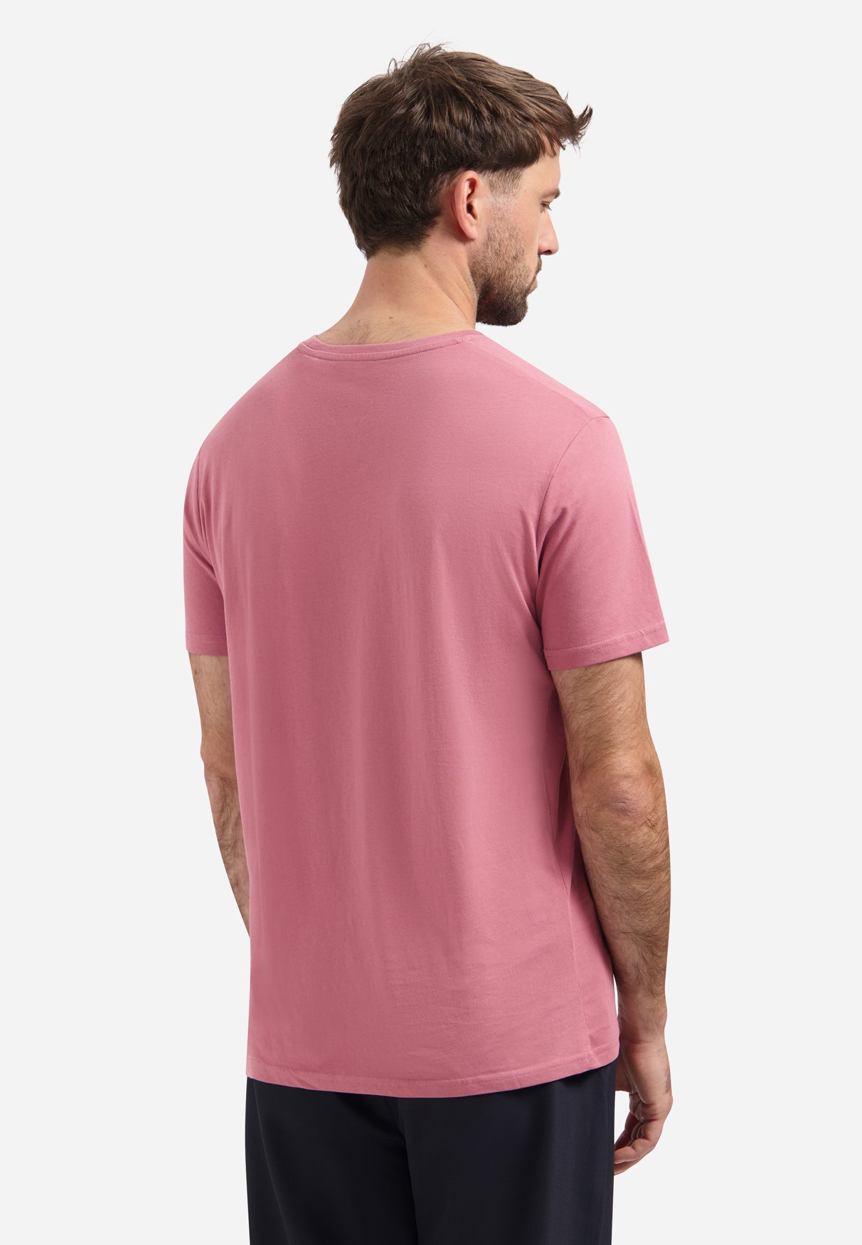 T-shirt met ronde hals | Old Pink