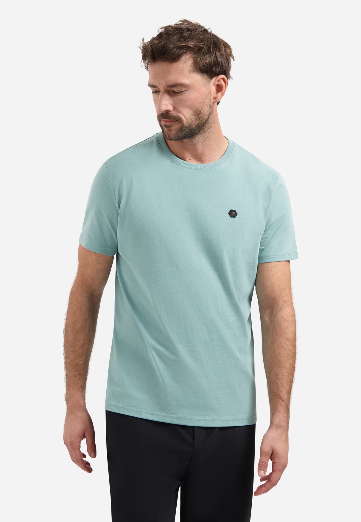T-shirt met zachte finish | Seablue