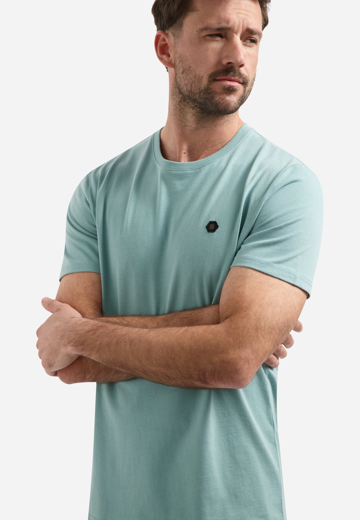 T-shirt met zachte finish | Seablue