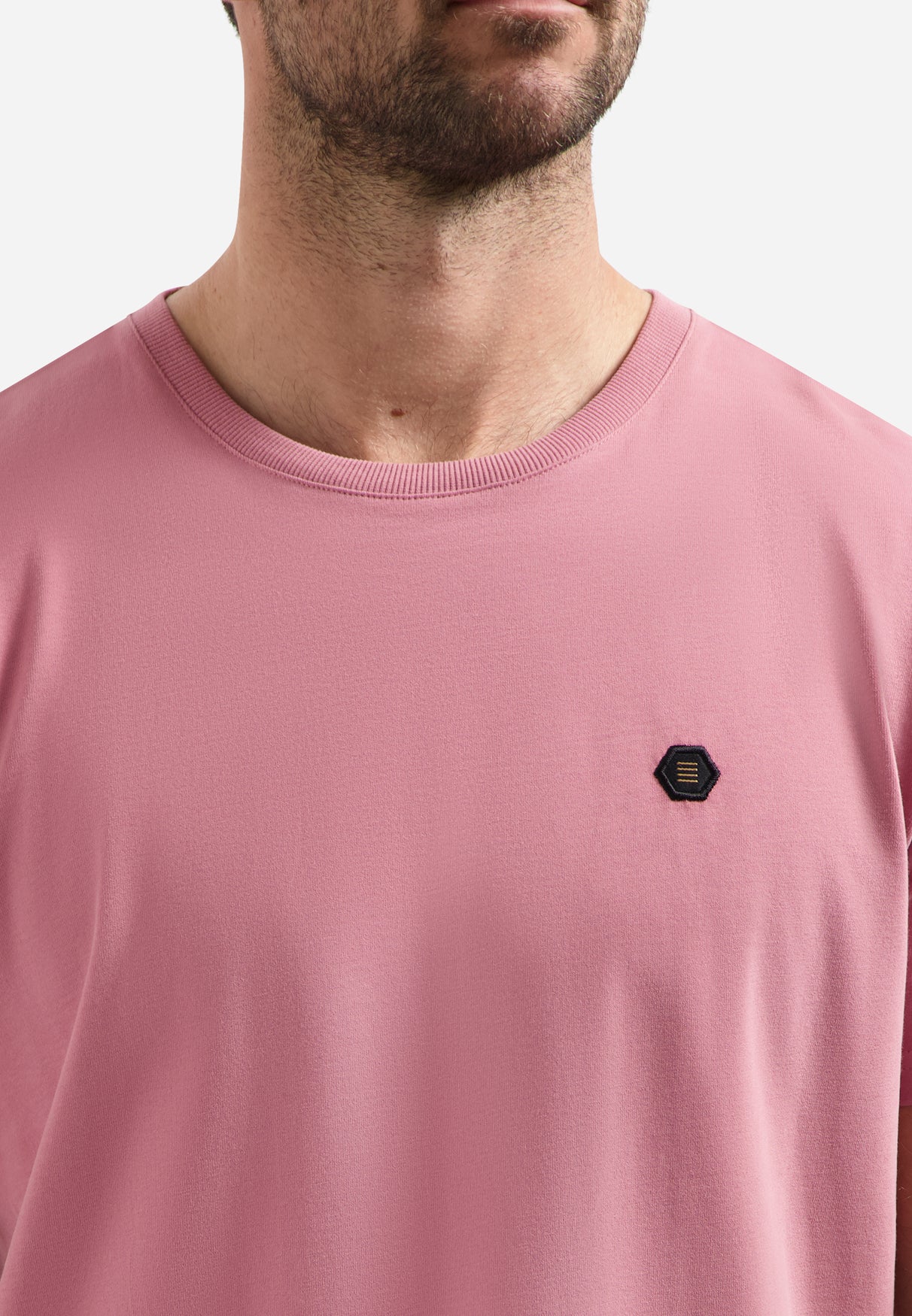 T-shirt met zachte finish | Old Pink