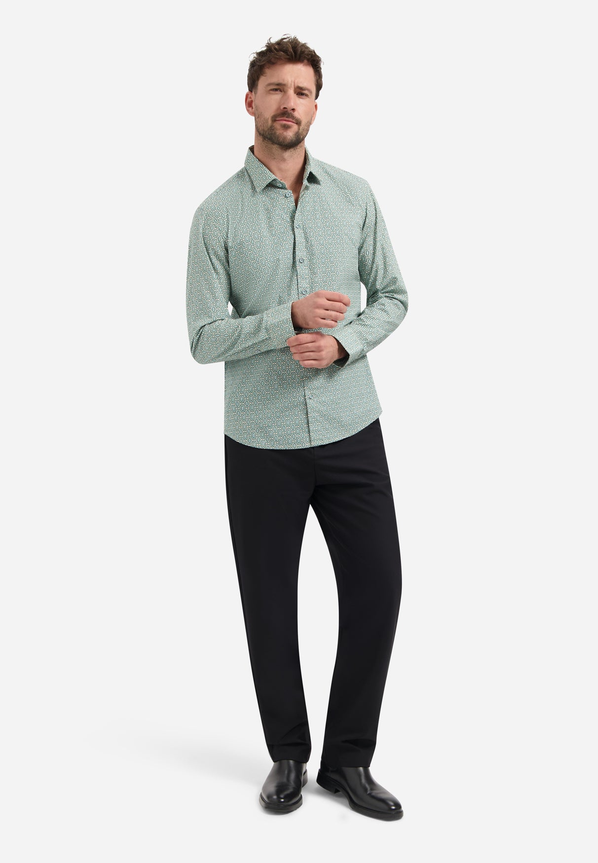 Print overhemd | Seablue