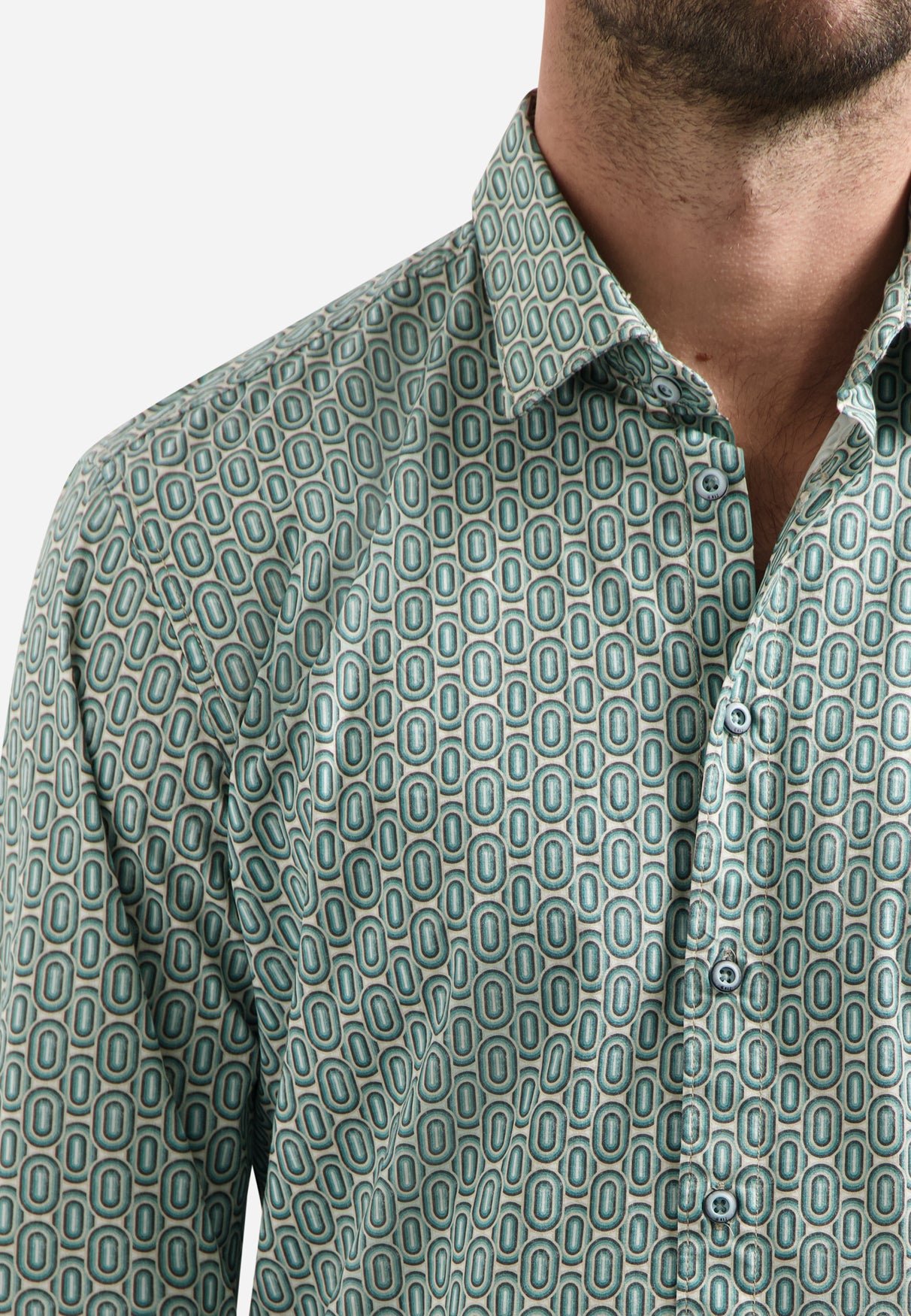 Print overhemd | Seablue