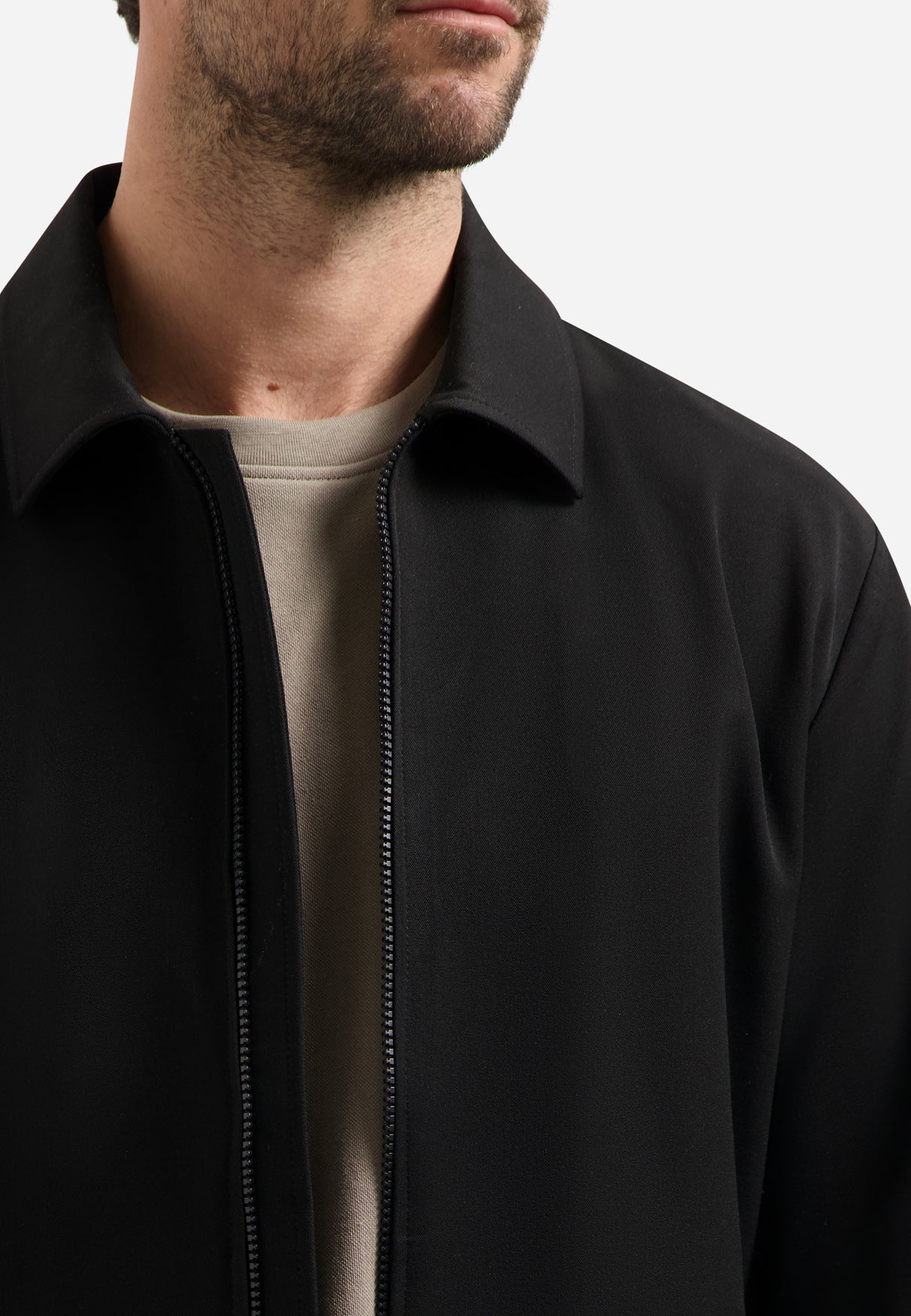 Lichtgewicht Zip Jas | Black