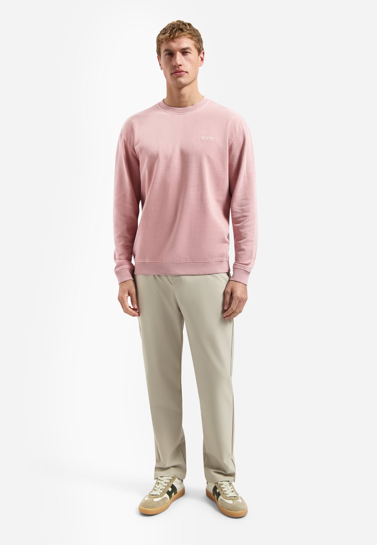 Pull teint en pièce | Light Mauve