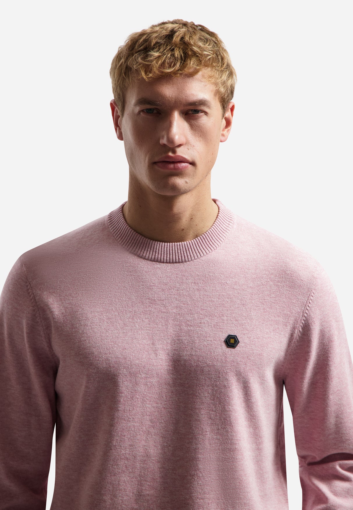 Gemêleerde sweater | Light Mauve