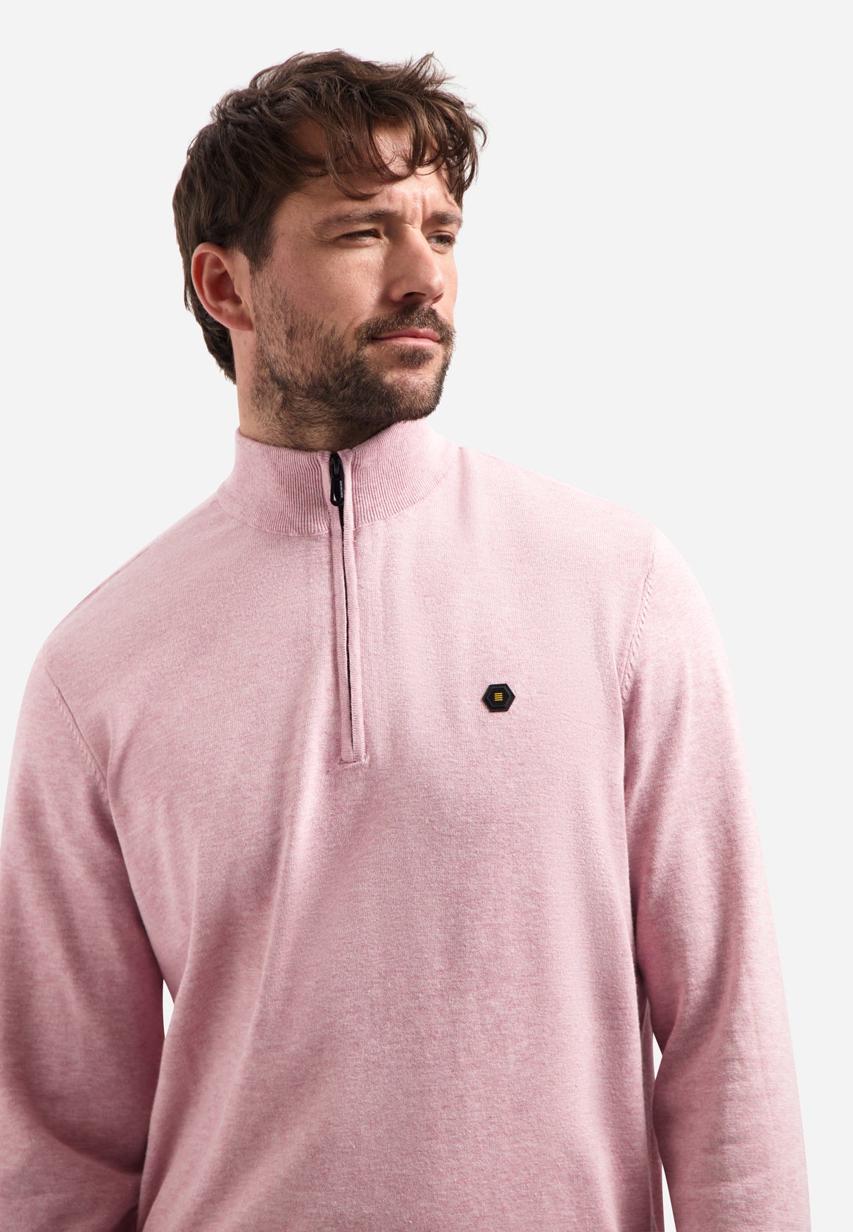 Half-zip sweater | Light Mauve