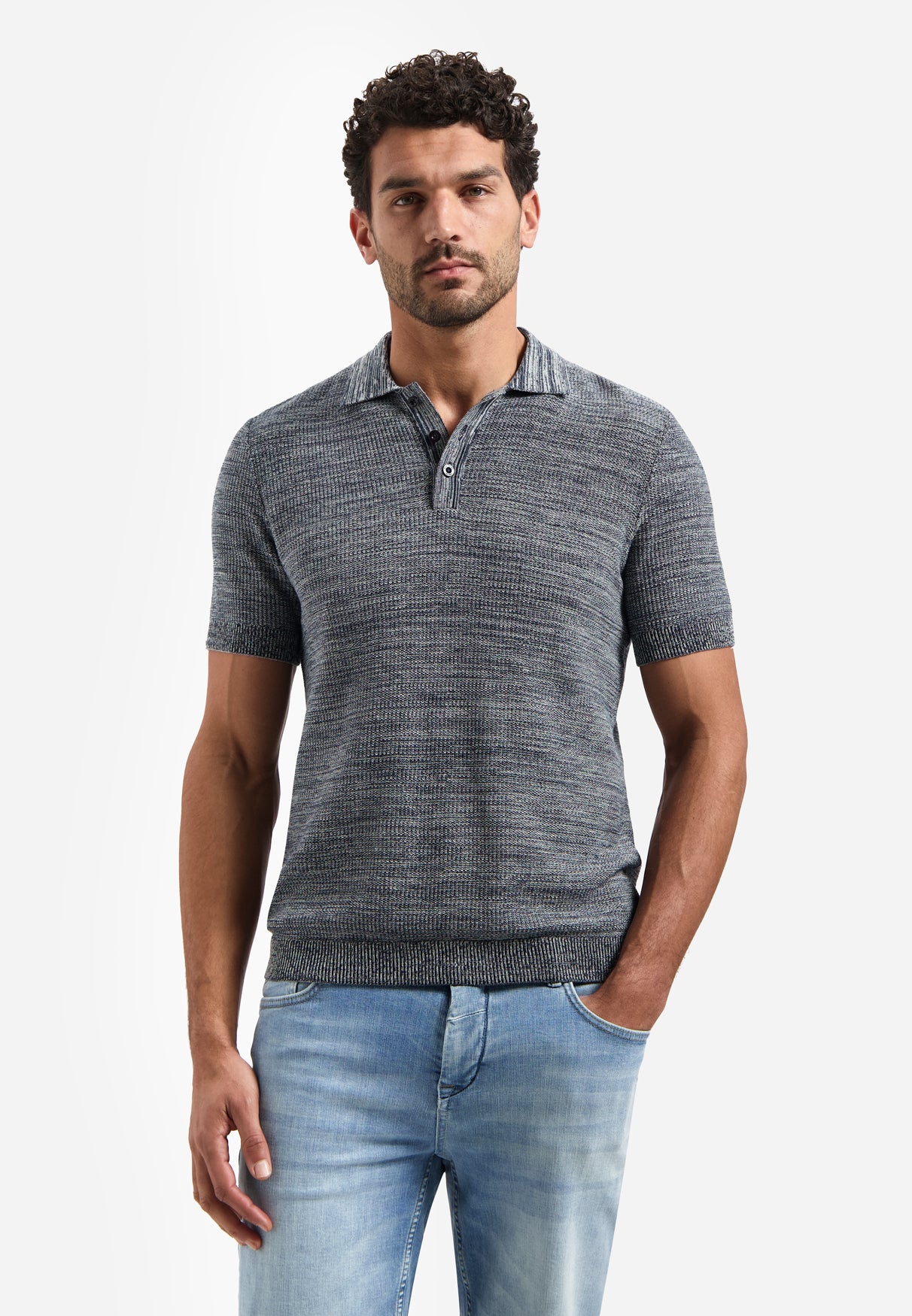 Gebreide polo | Night
