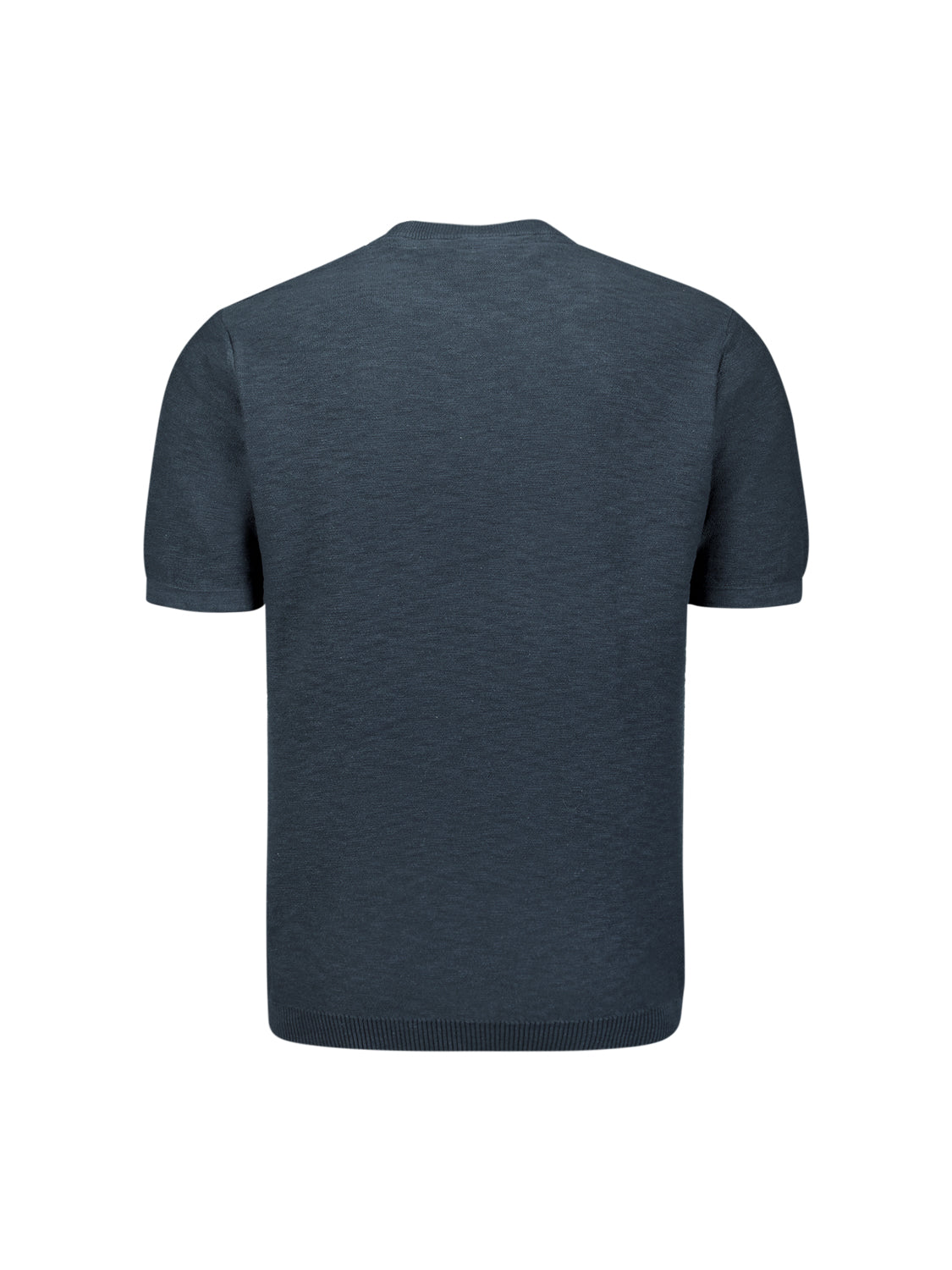 Polo flammé tricoté à boutons | Night