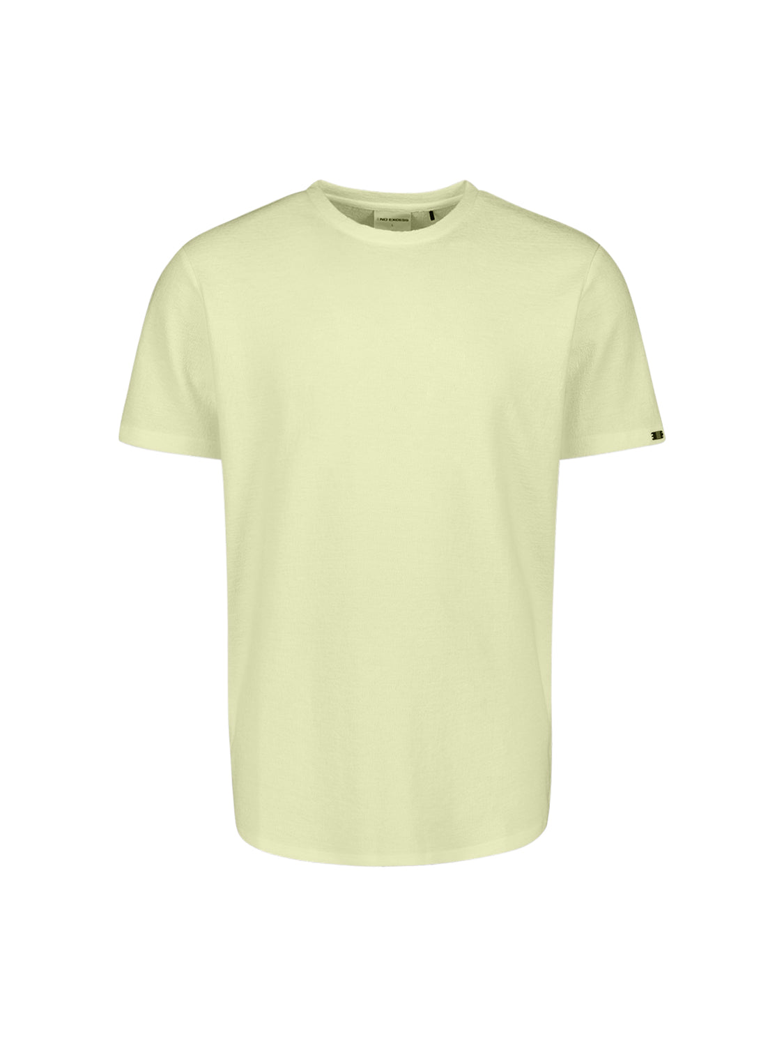 Plain T-shirt with a round neck | Green
