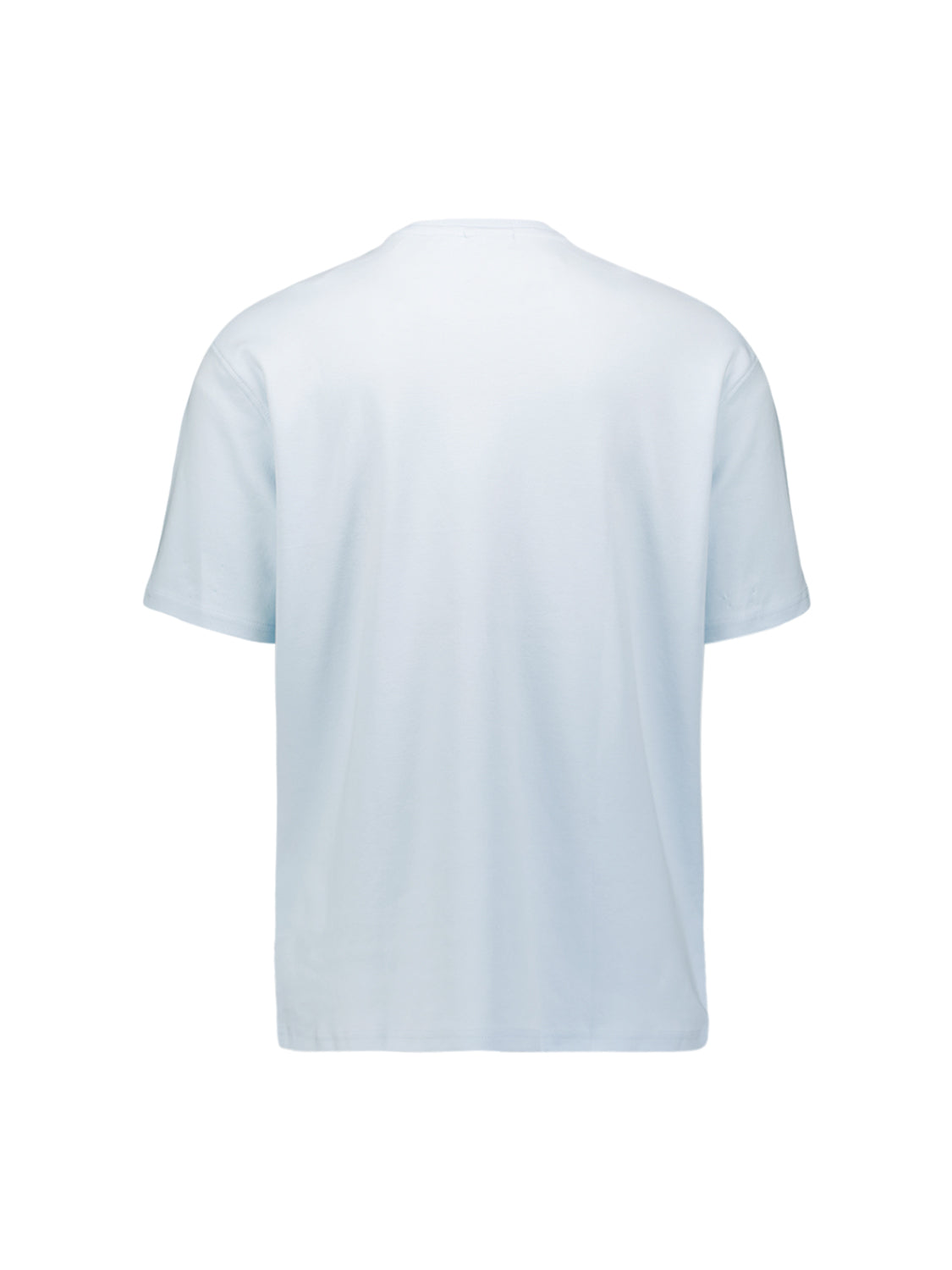 Interlock T-shirt with round neck | Sky