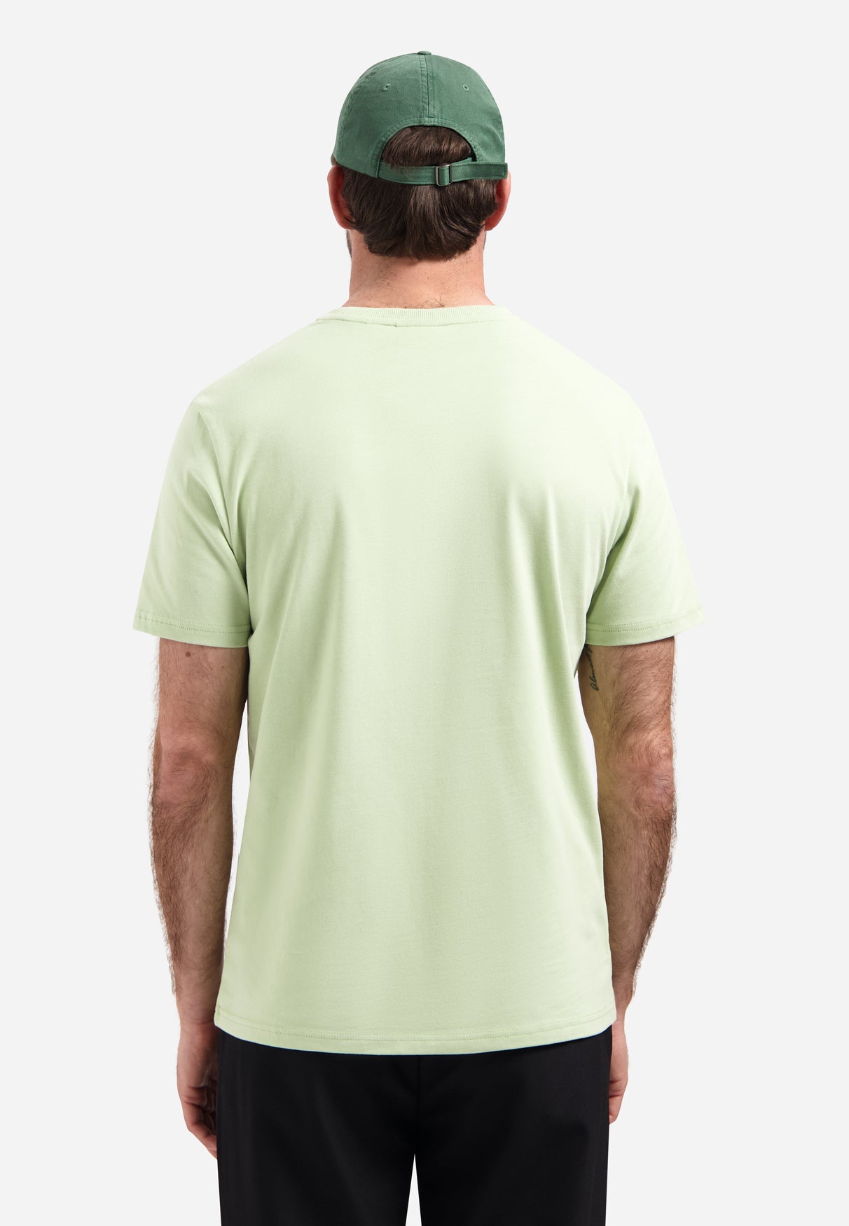 Peached T-shirt met ronde hals | Green