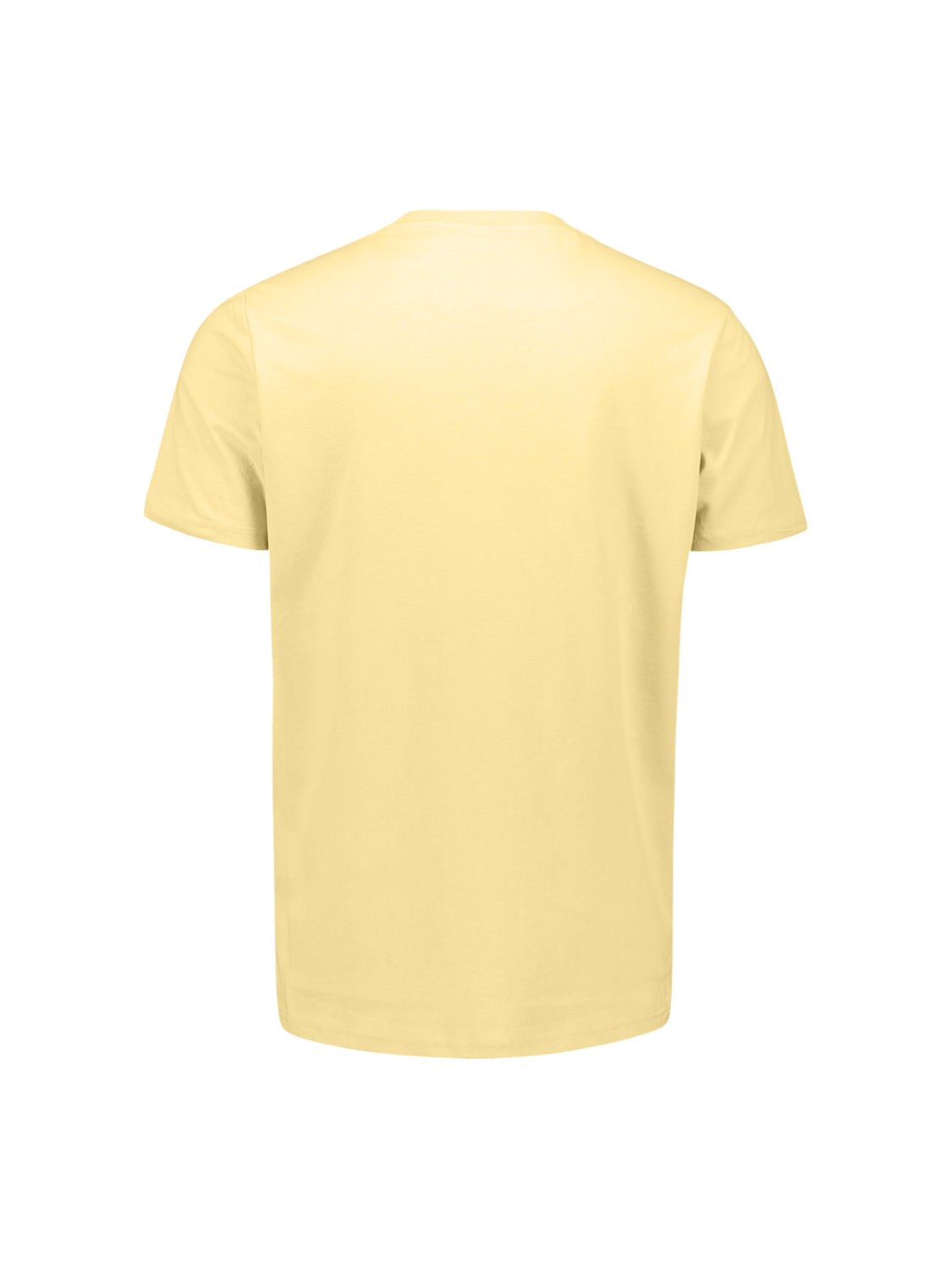 Peached T-shirt met ronde hals | Yellow