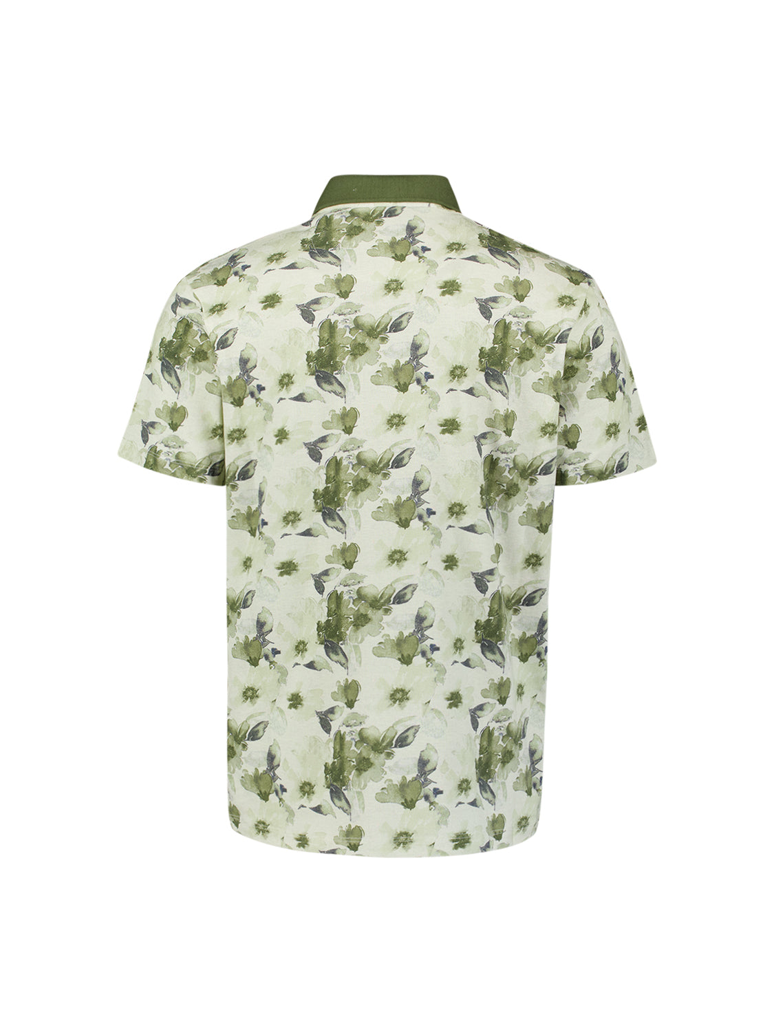 Polo met allover print | Green