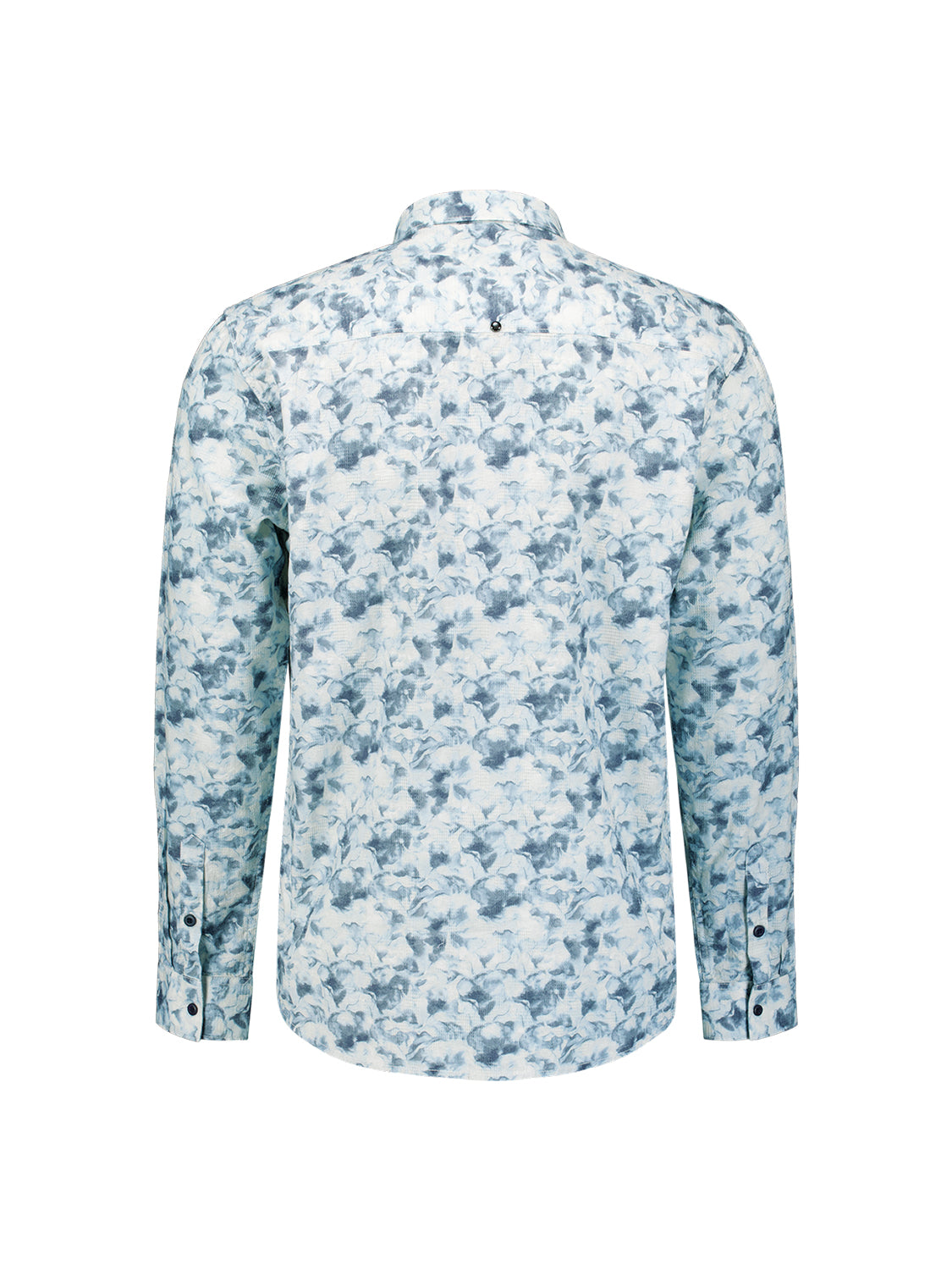 Shirt with floral print | Blue