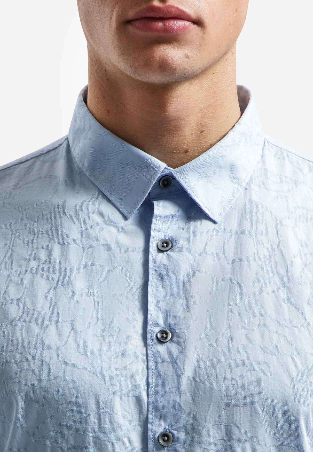 Jacquard shirt | Blue