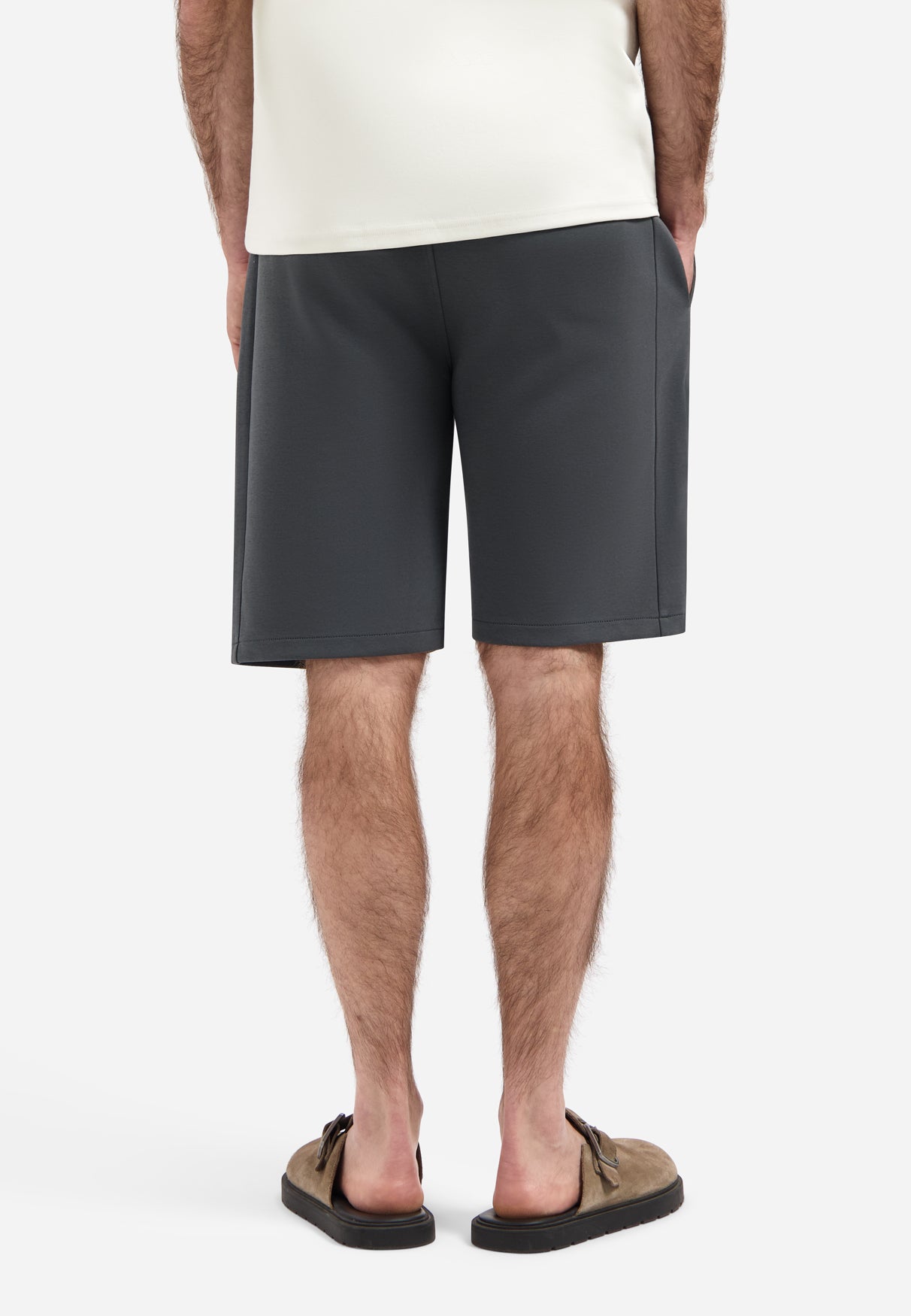 Interlock jersey short | Dark Steel
