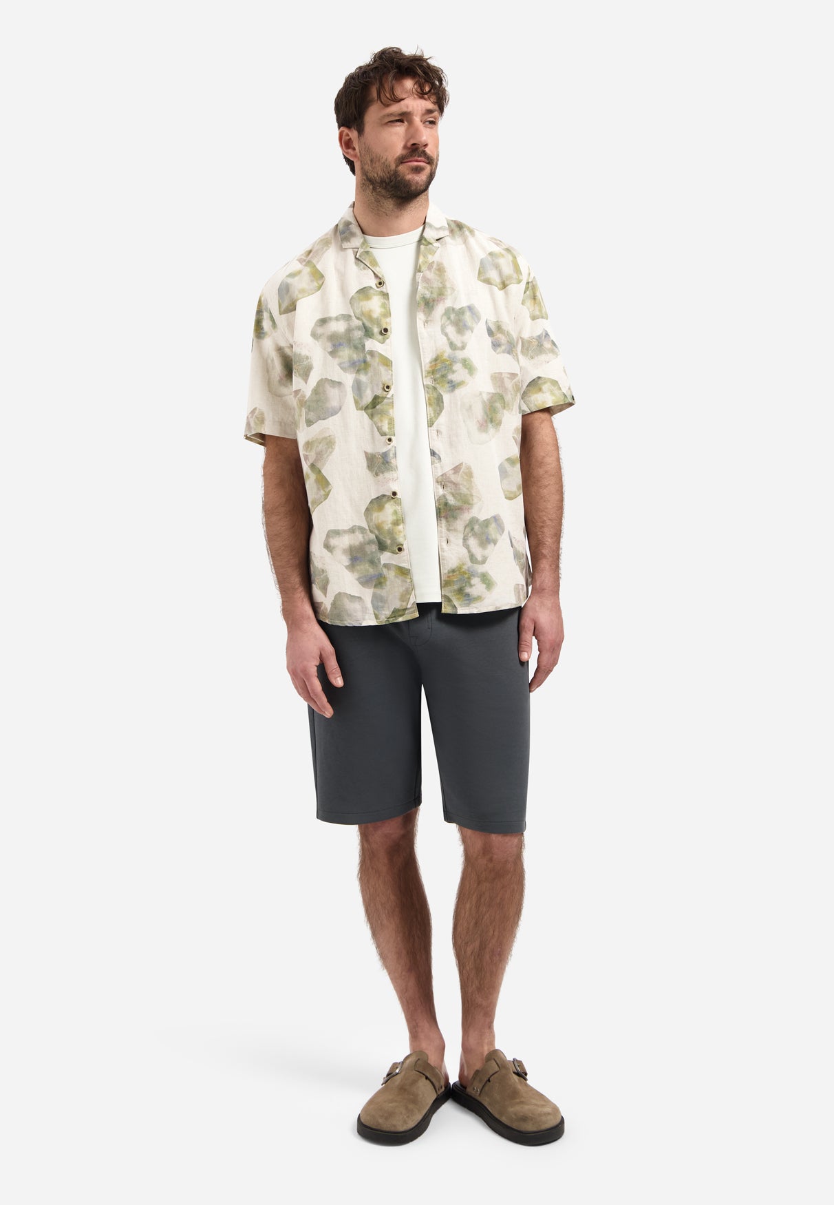 Interlock jersey short | Dark Steel