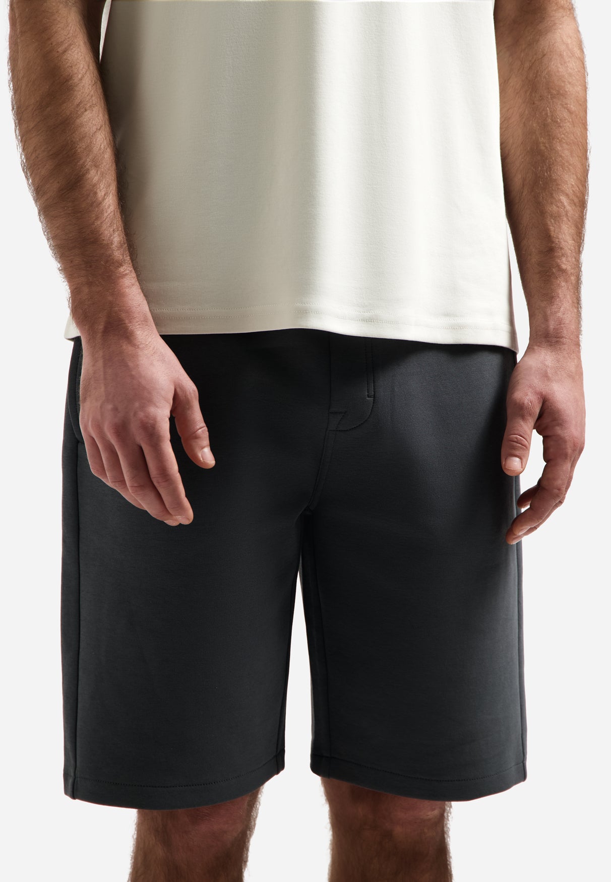 Interlock jersey short | Dark Steel