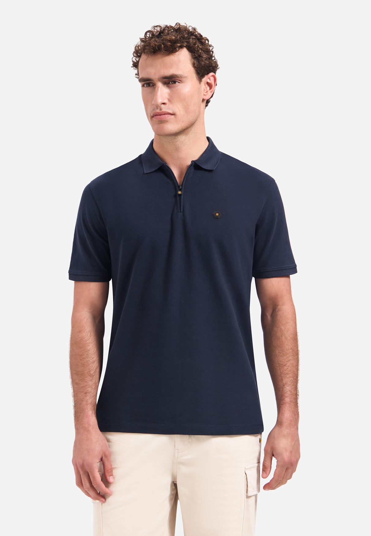 Halflange polo met korte mouwen | Night