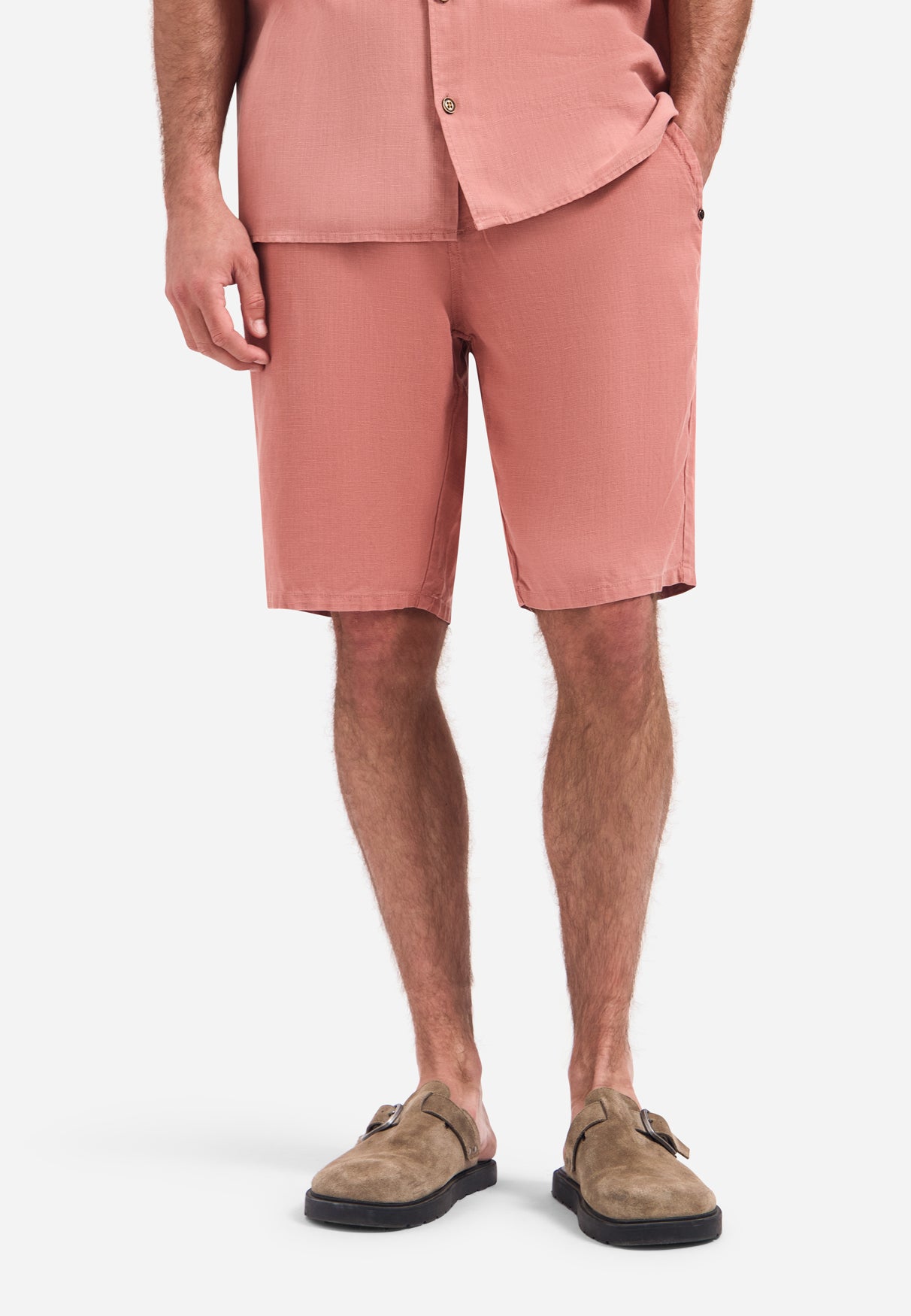 Short chino avec cordon de serrage | Coral