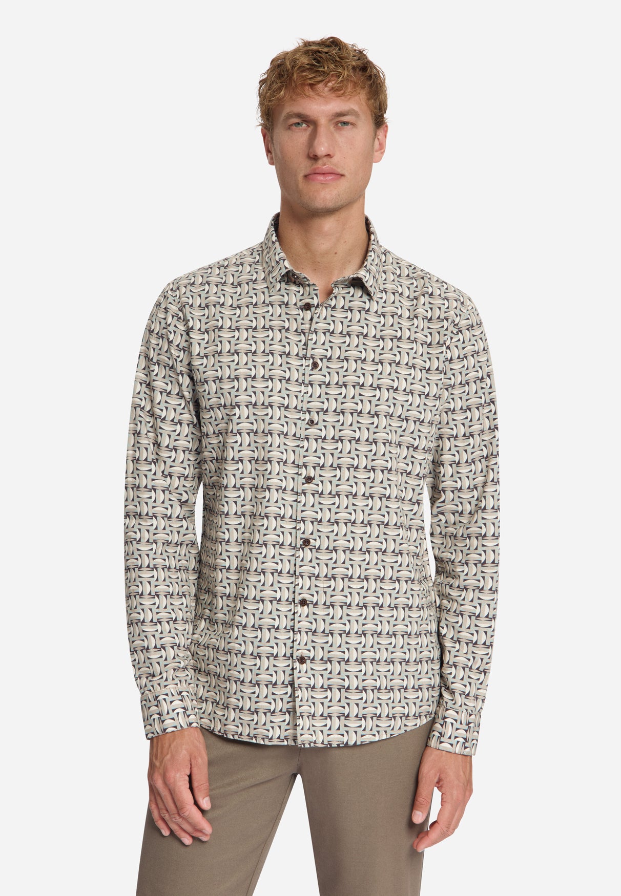 Chemise À Imprimé Allover | Stone