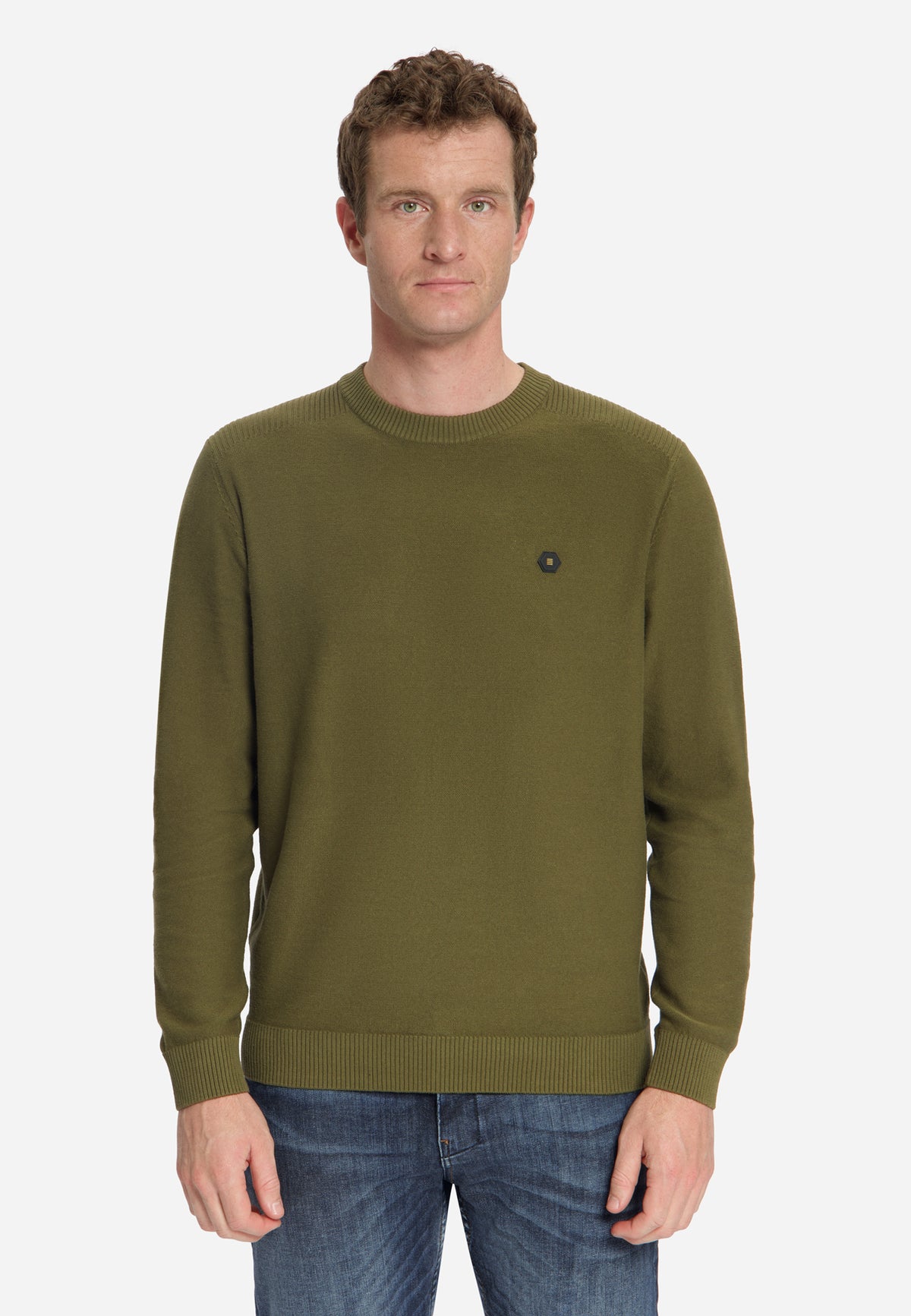 Trui met ronde hals | Moss