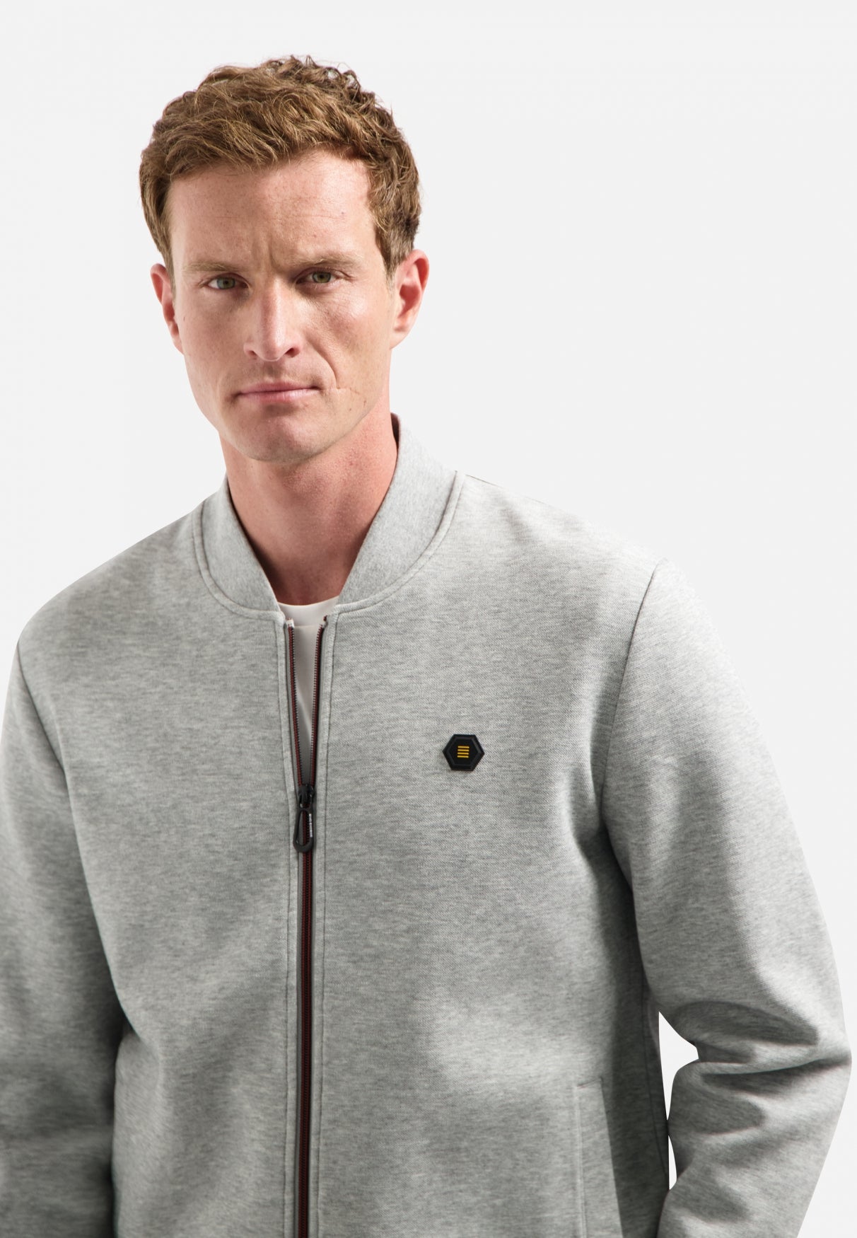 Gilet zippé Basics Intemporels | Grey Melange