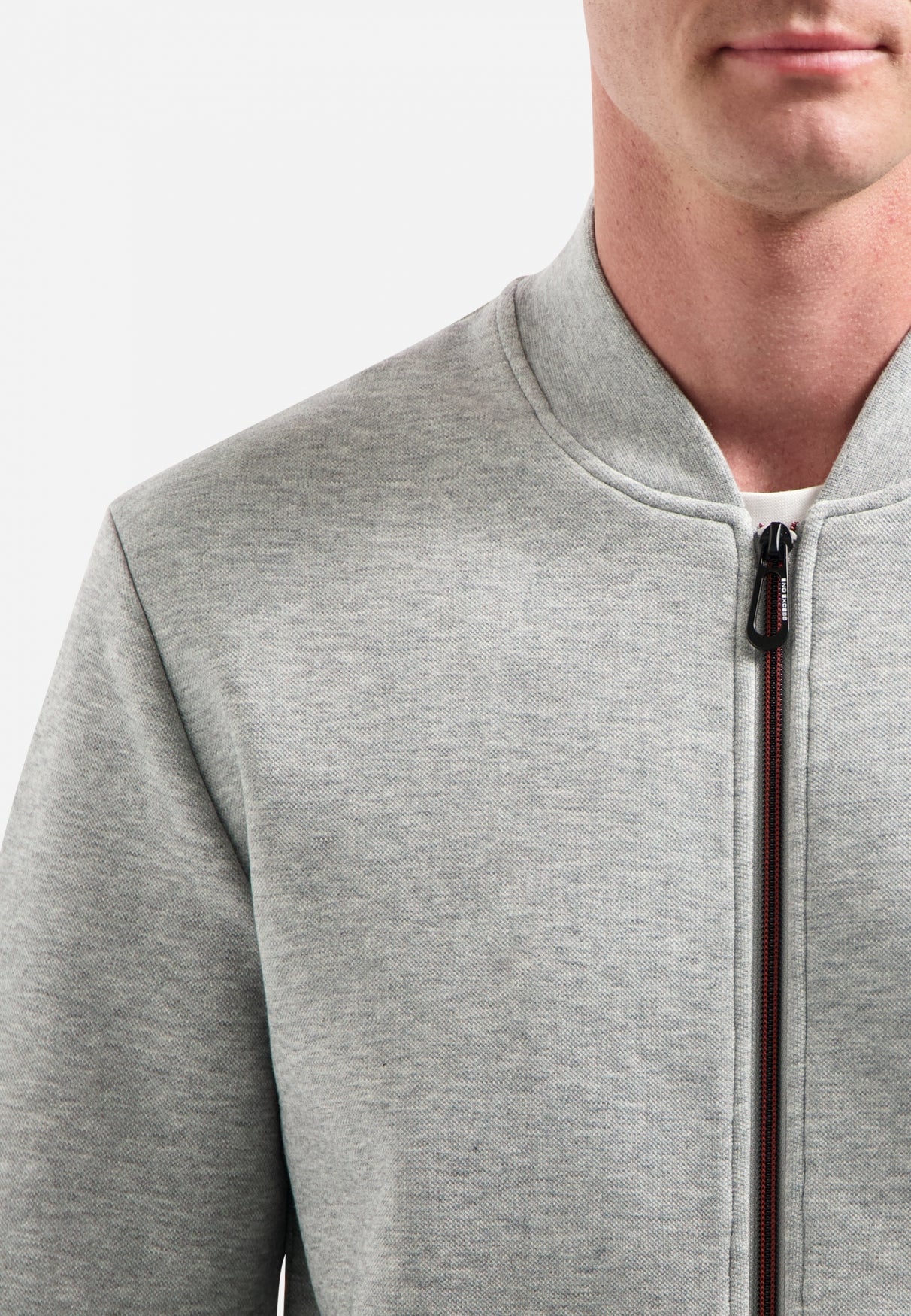 Gilet zippé Basics Intemporels | Grey Melange