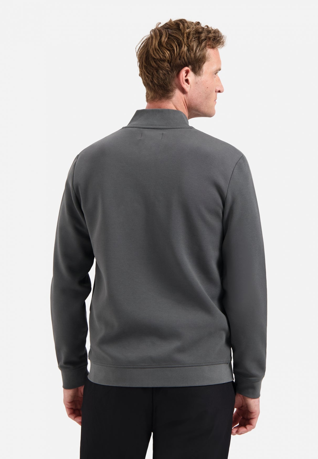 Gilet zippé Basics Intemporels | Dark Steel