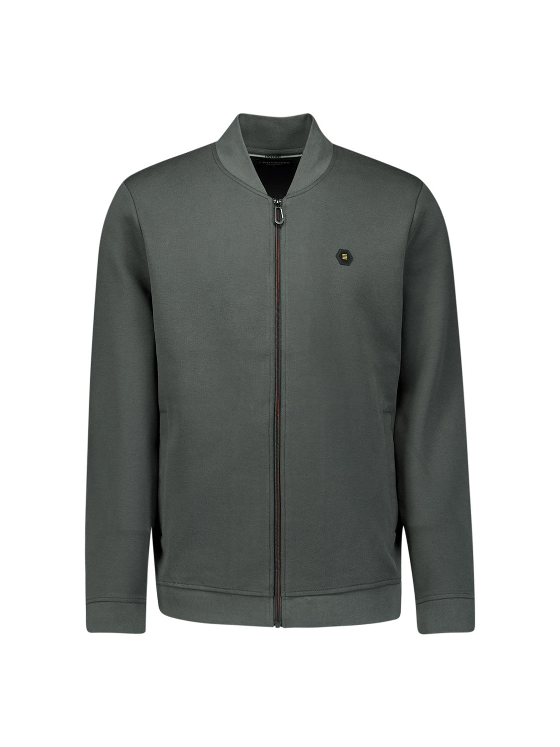 Gilet zippé Basics Intemporels | Dark Steel